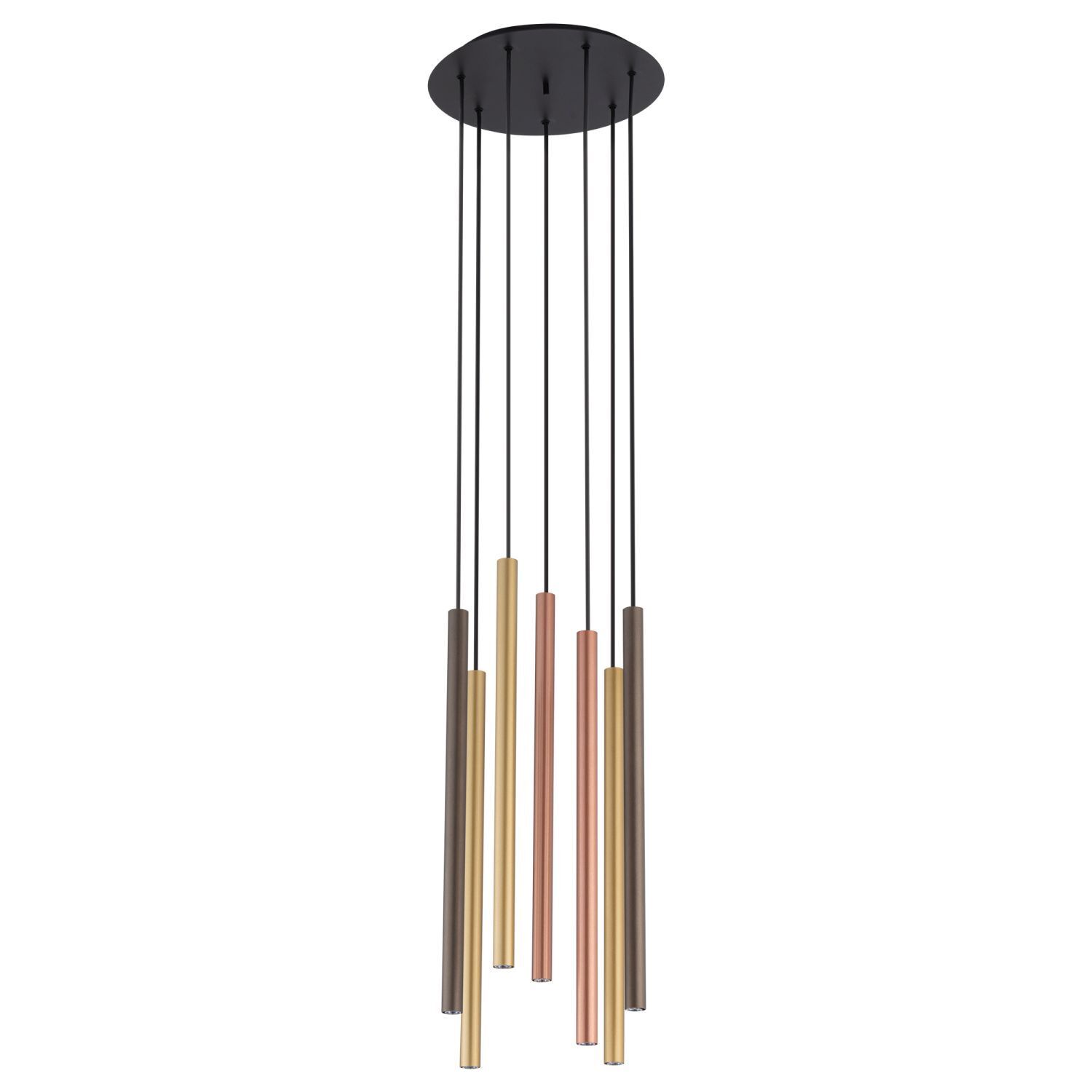 Suspension métal ajustable 7 flammes G9 Moderne CULT