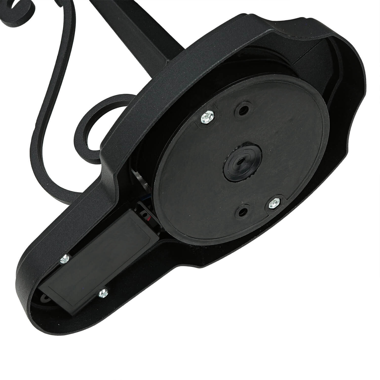 Applique d'extérieur Noir E27 H : 54 cm Rustique Verre Alu Applique d'extérieur Noir E27 H : 54 cm Rustique Verre Alu