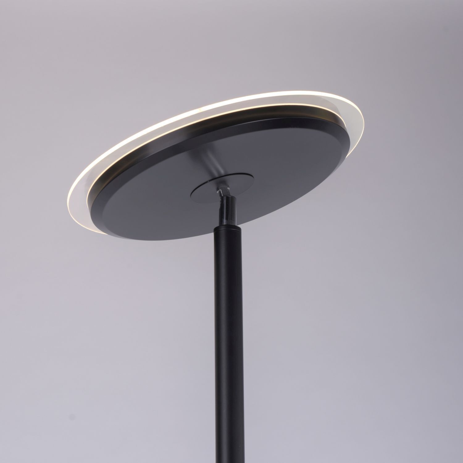 Lèche-plafond LED à intensité variable Noir Touch 193 cm Bras de lecture
