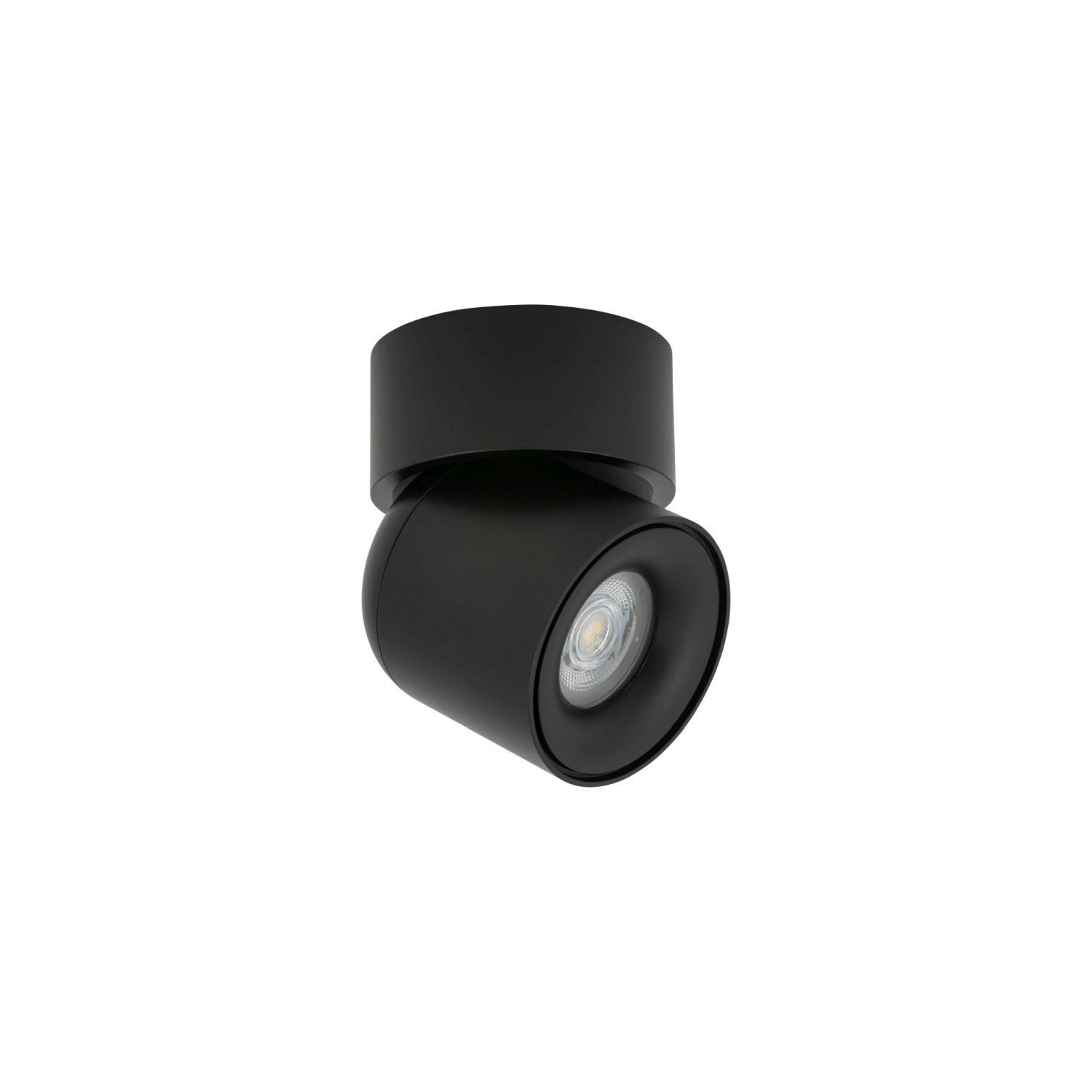 Spot de plafond flexible noir GU10 L:9,4 cm petit