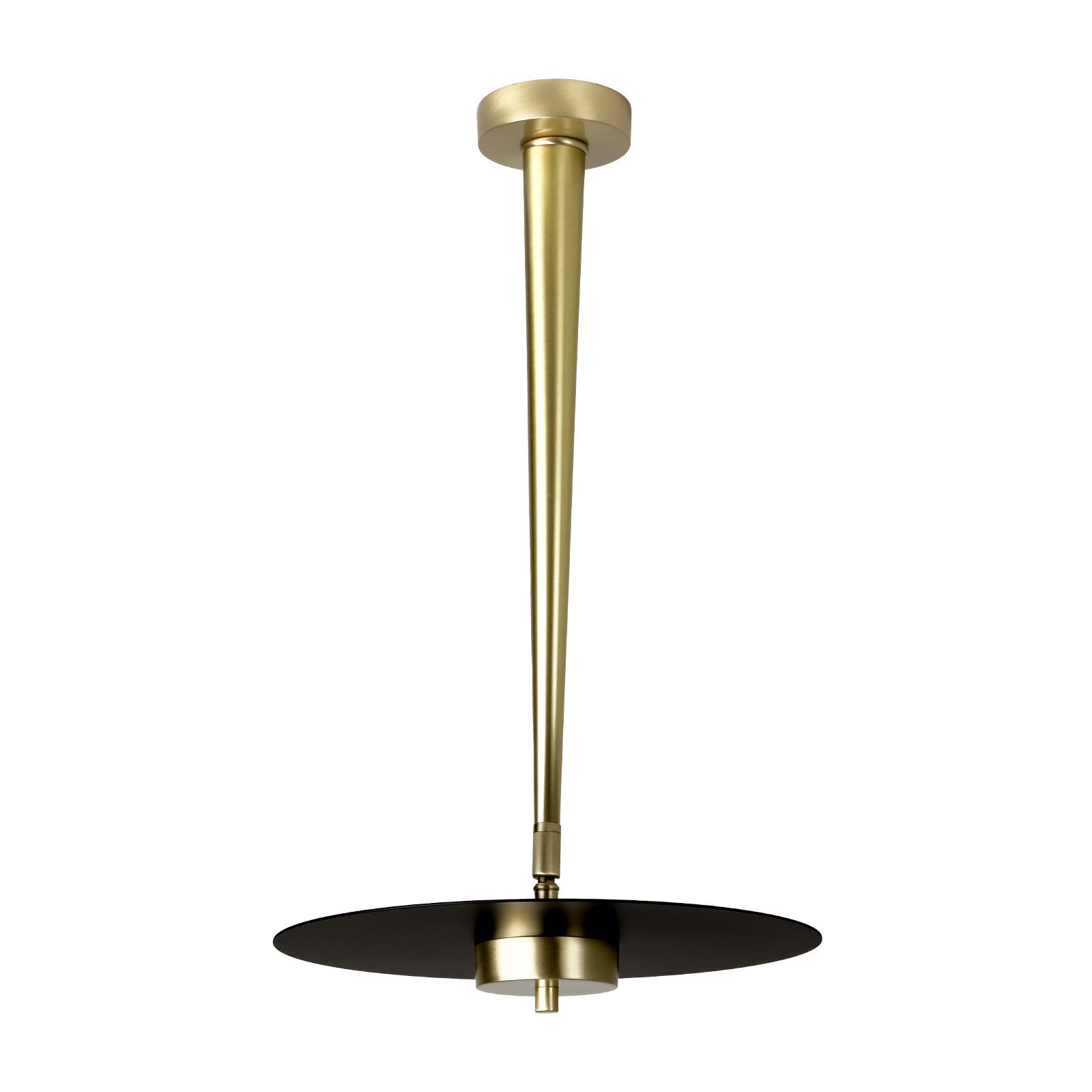 Plafonnier LED rond D : 30 cm en bronze clair noir