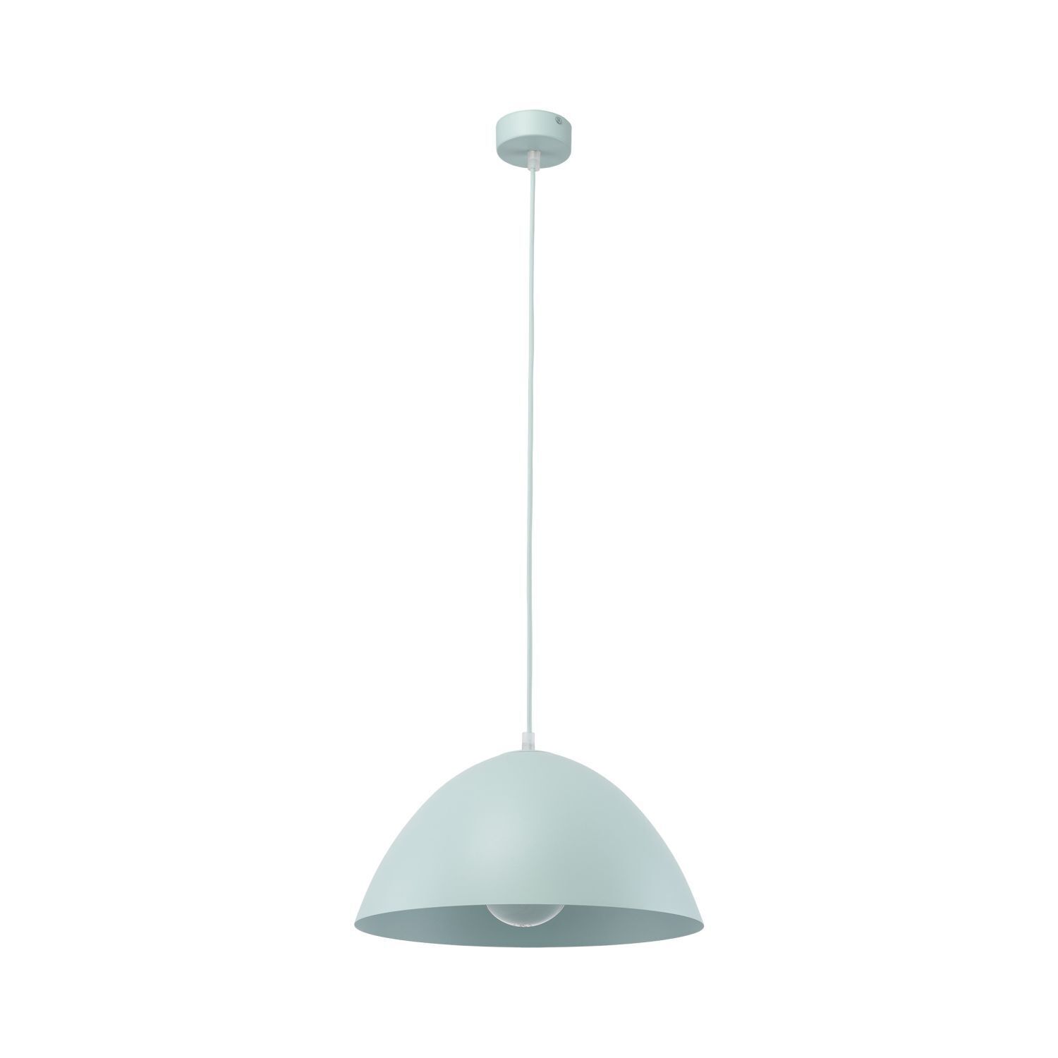 Suspension métal E27 ronde Ø 34 cm H : max. 165 cm Menthe Lampe, Deckenleuchte