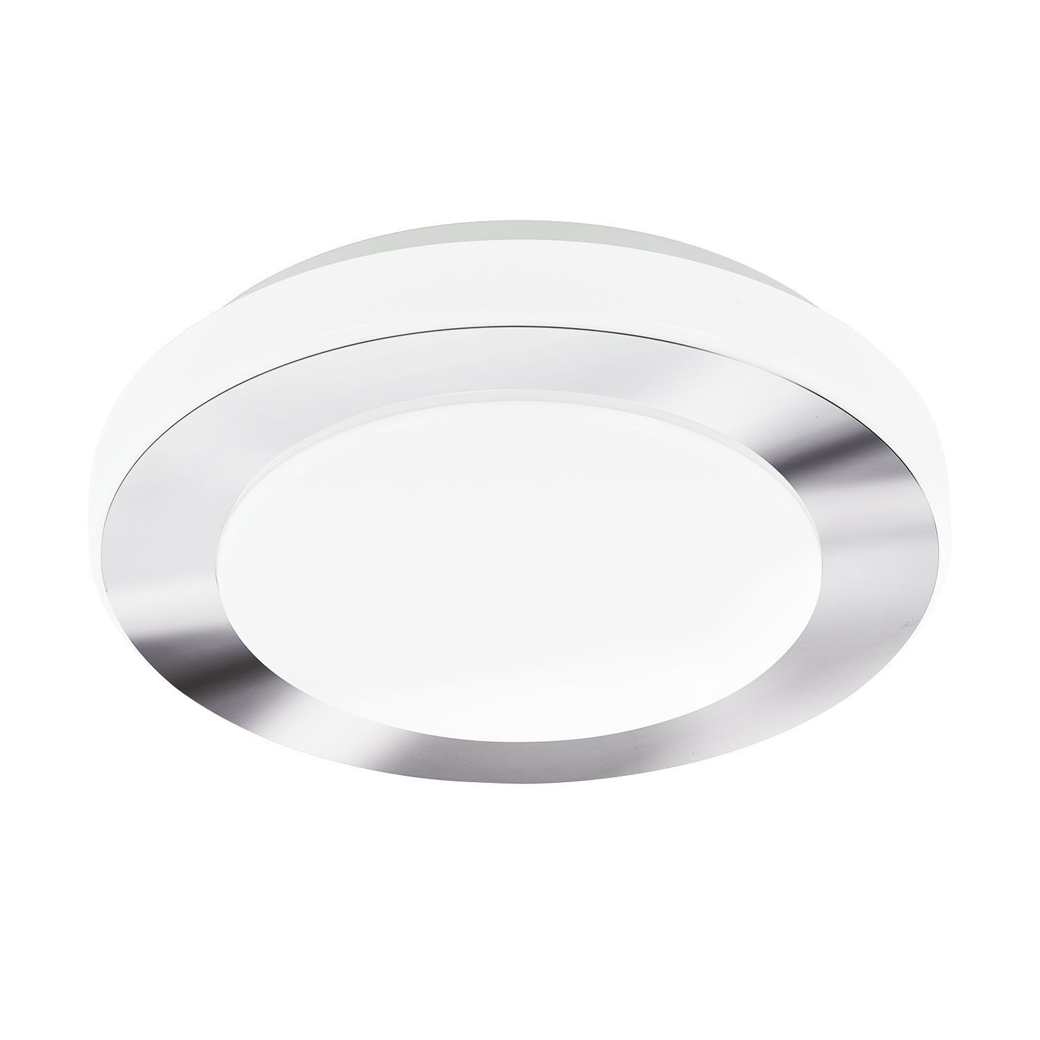 Plafonnier rond LED Carpi chrome Ø30cm