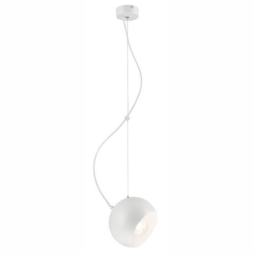 Lampe à suspendre COURTNEY Blanc Métal Moderne Table à manger
