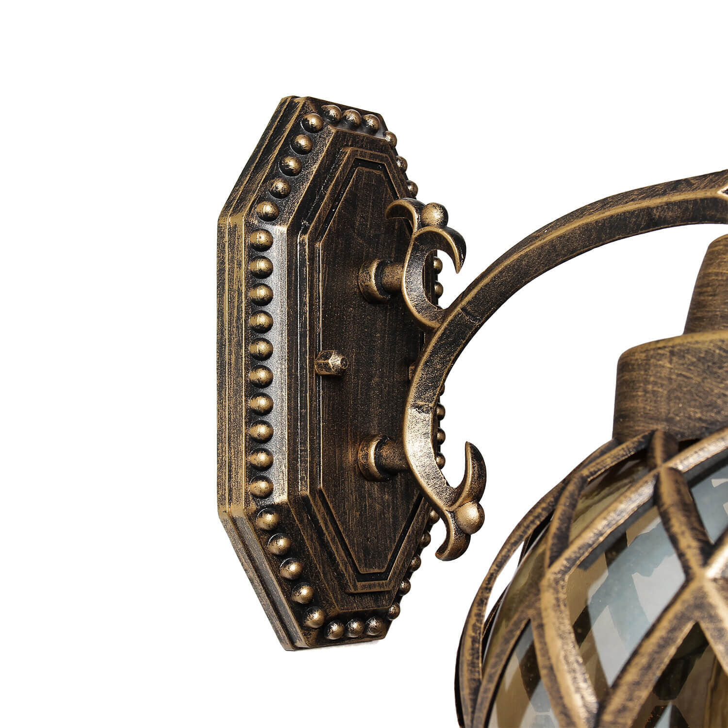 Lampe murale d'extérieur en cuivre antique IP44 Vintage Bronze