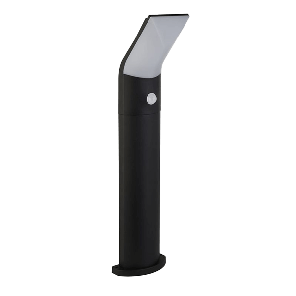 Lampenstrahler, LED-Solarleuchte, Außenleuchte, Standleuchte, Schwarz