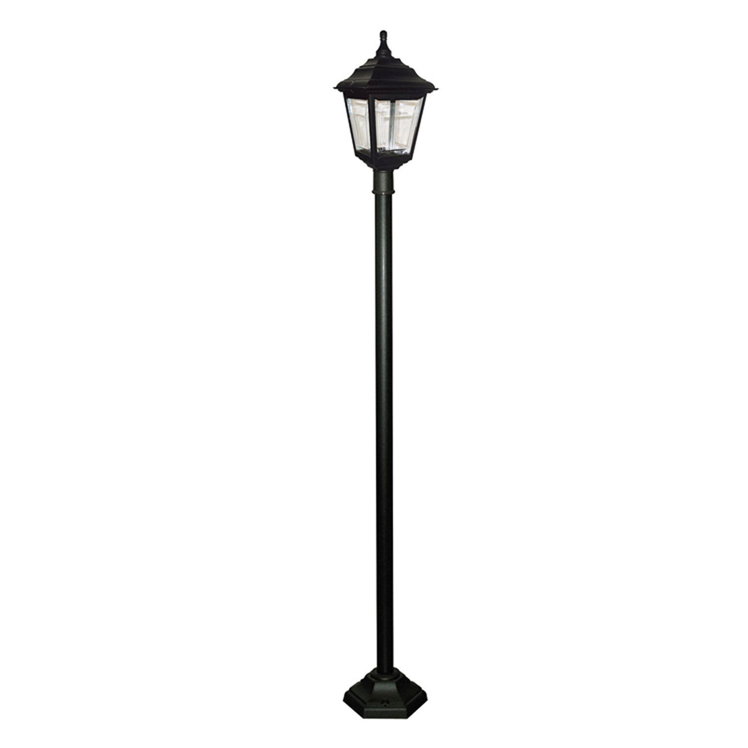 Lampe Rustique Extérieure Debout LANCE Noir 191cm