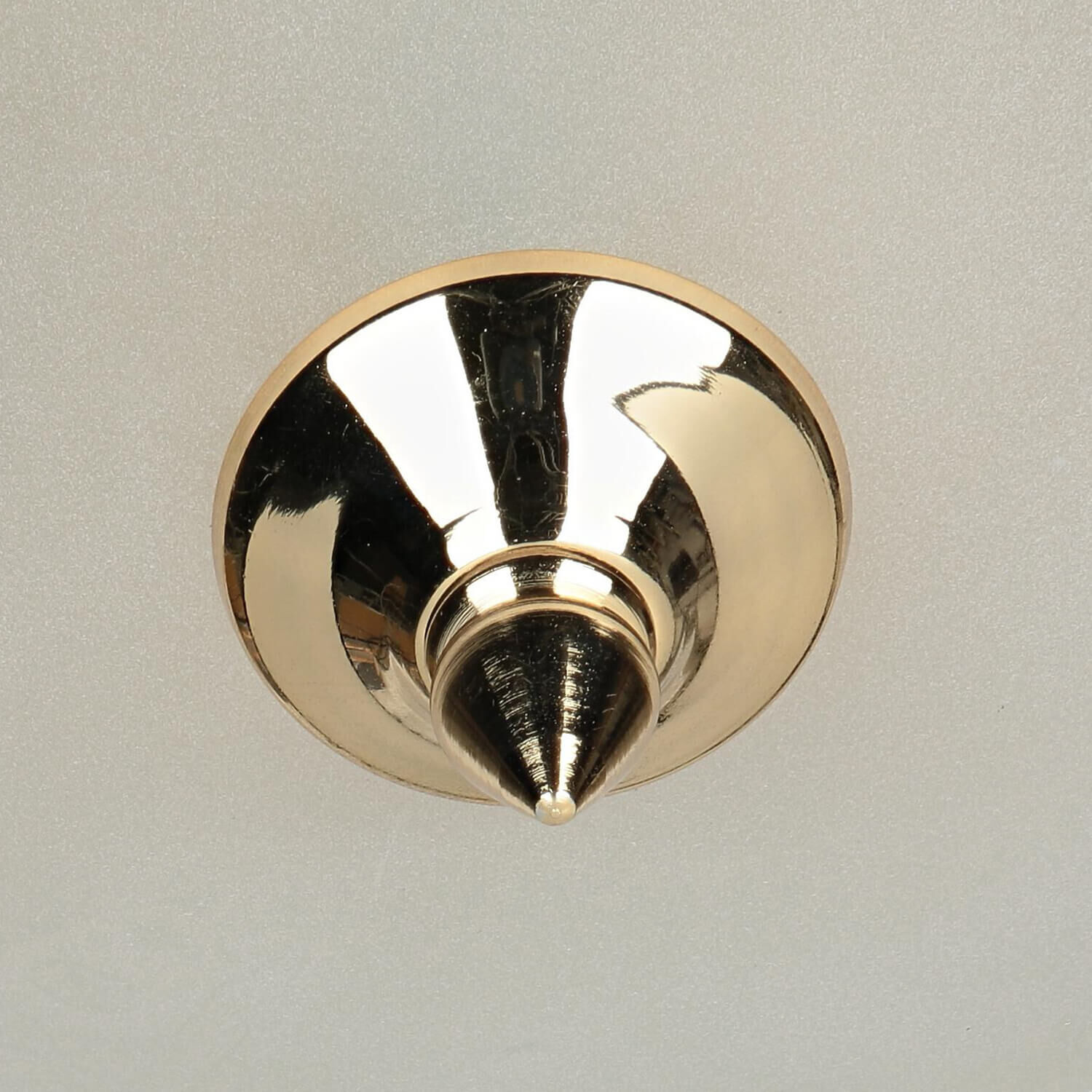 Plafonnier Antique en laiton Crème Salon