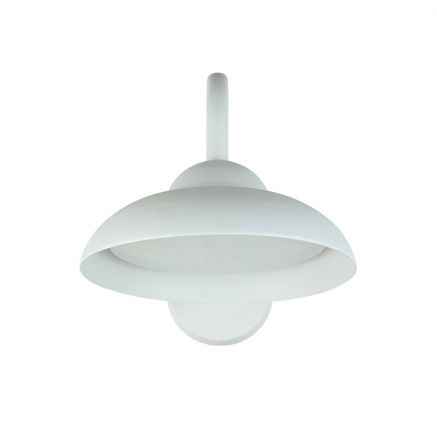 LED Wandleuchte außen Aluminium IP54 1200 lm Weiß lampenschirm, pendel, weiß, metall, modern