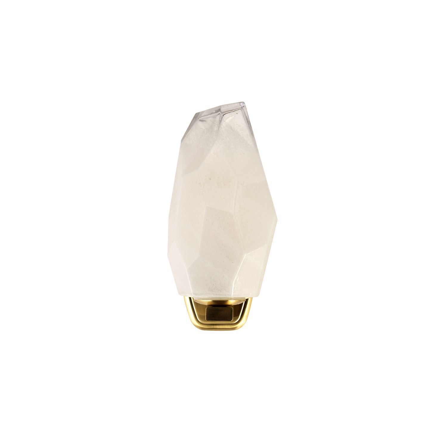 Applique murale de style verre métal IP44 G9 en laiton