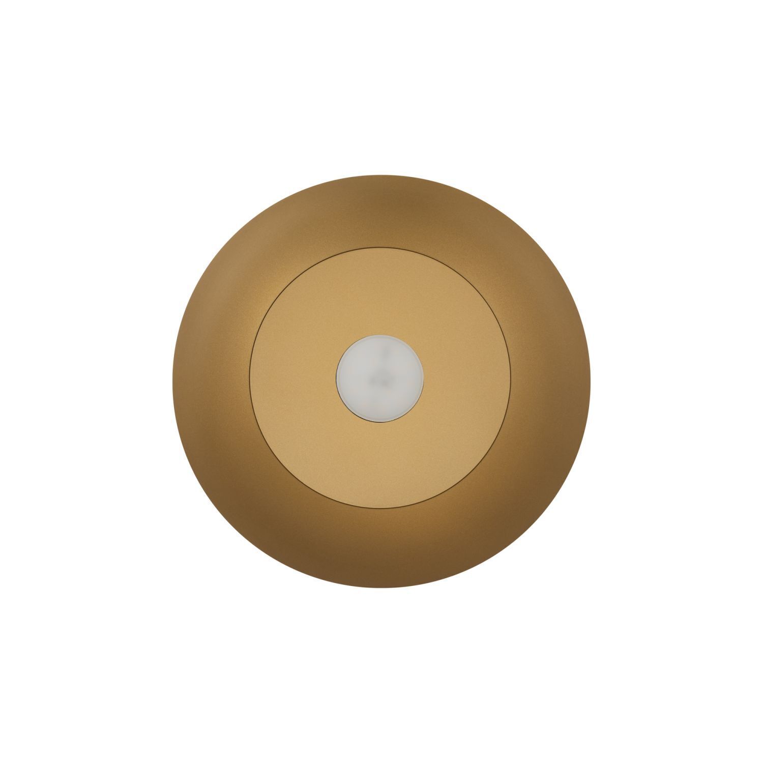 Lampe à suspendre métal rond Ø 33 cm GX53 en or mat Töpferei, Deckenleuchte, Kunst, Porzellan, Bronze