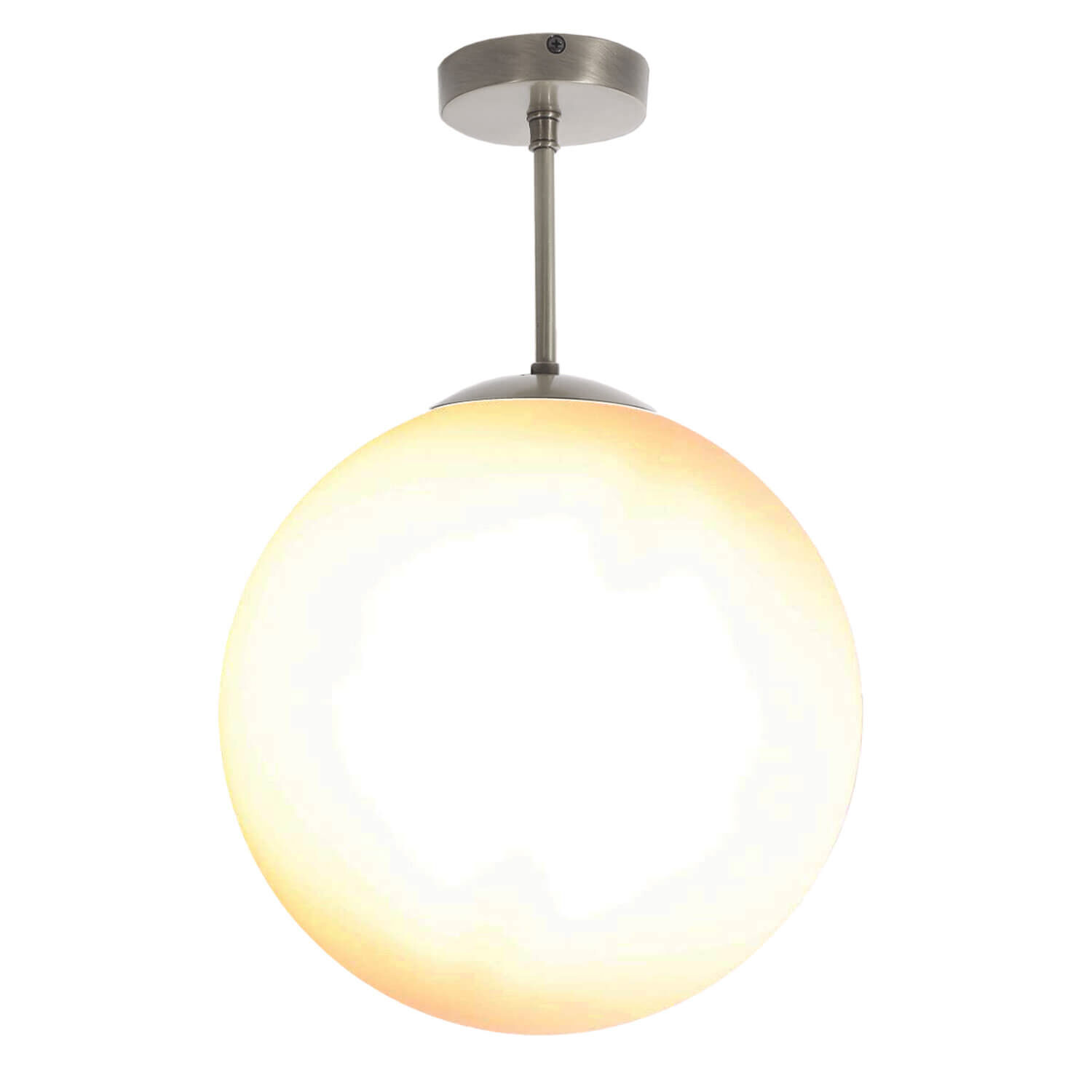 Lampe de plafond laiton verre Abat-jour sphérique laiton Ø 30 cm Premium