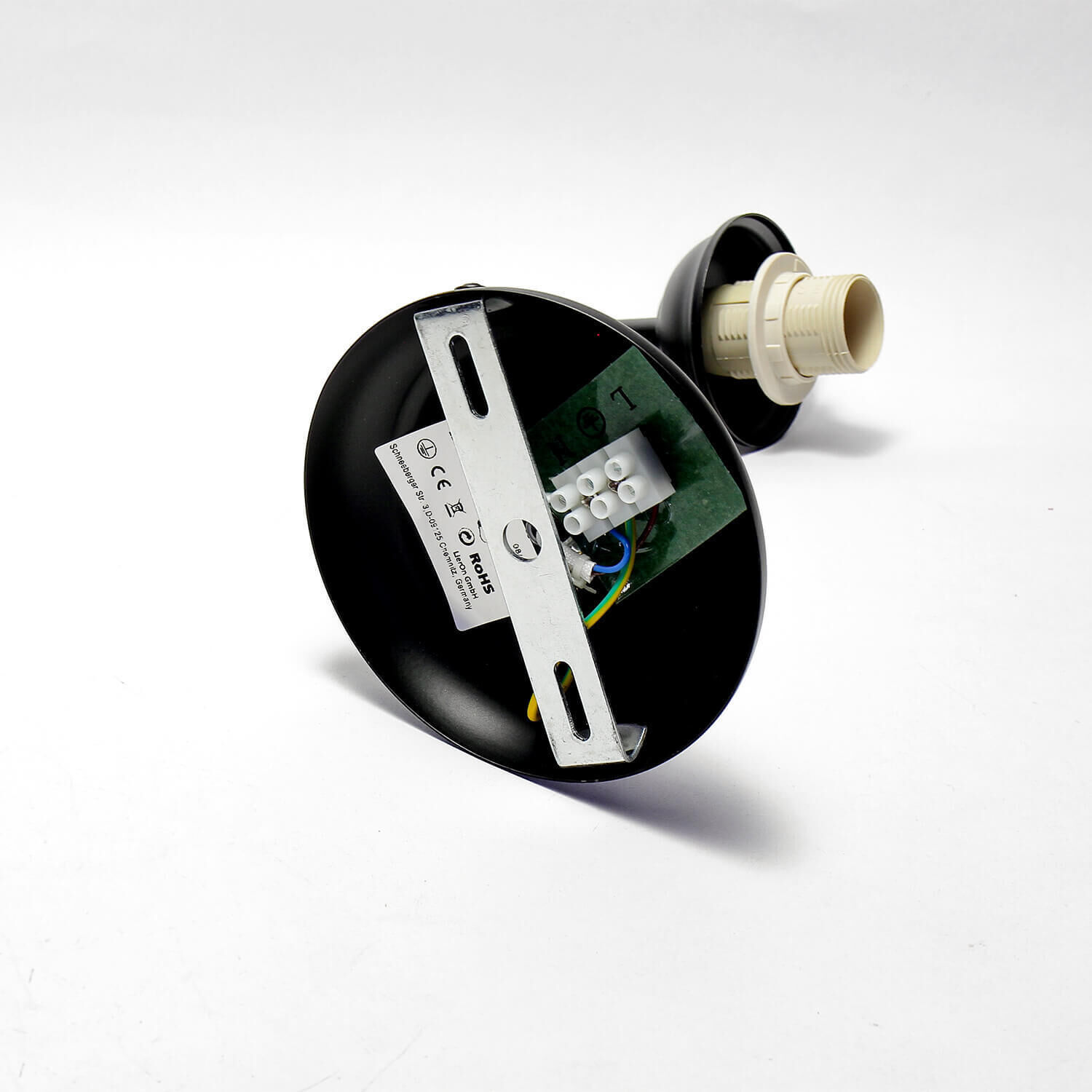 ATHEN Applique murale campagne noir albâtre verre Eishockey, Eishockey-Puck, Eisbahn, Eislaufen, Sport