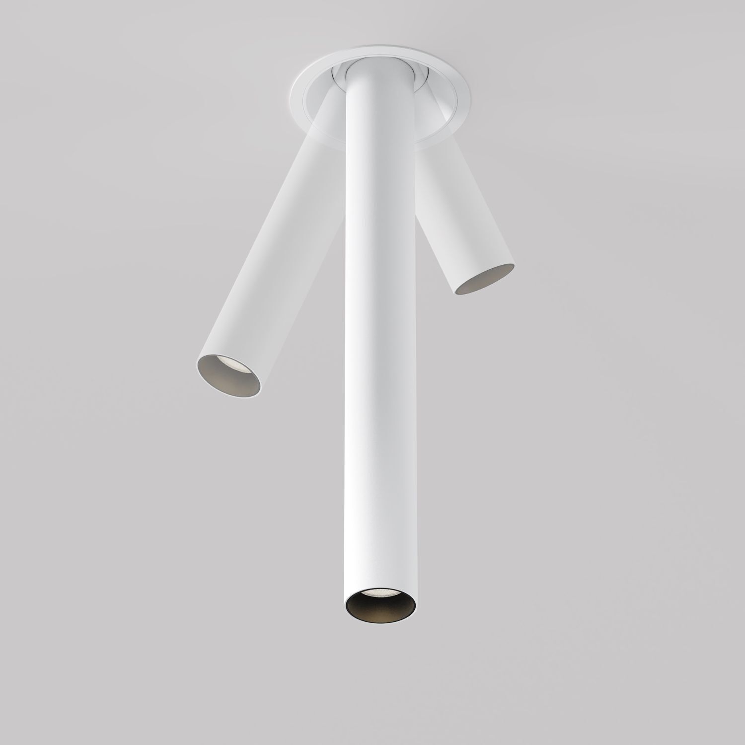 LED Einbauleuchte flexibel Weiß H:31 cm 3000 K 460 lm ecklampe, deckeneinbau, weiße lampe, multirotierende leuchte, deckenleuchte