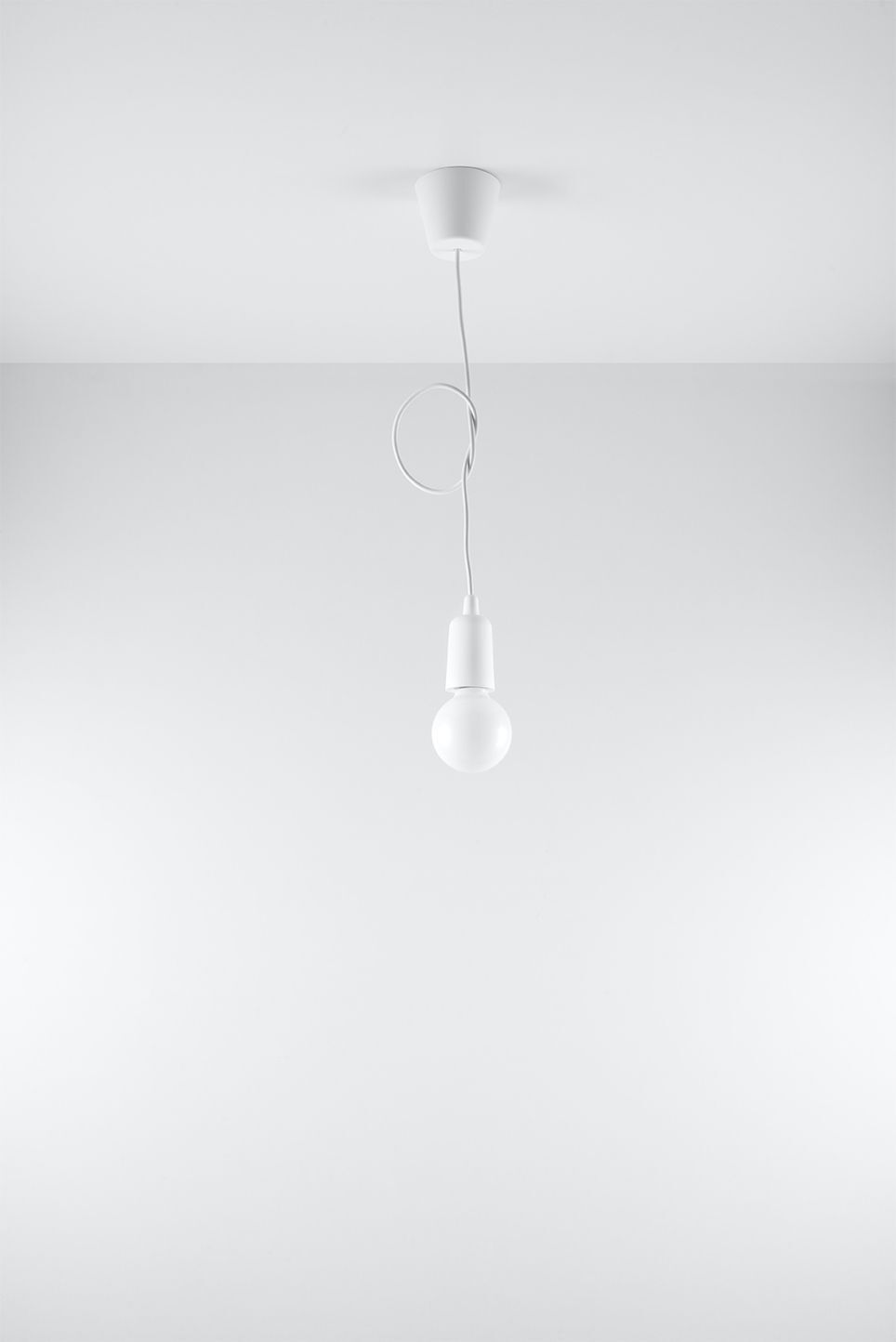 Lampe à suspendre rétro blanc réglable jusqu'à 90cm NESSA Cuisine