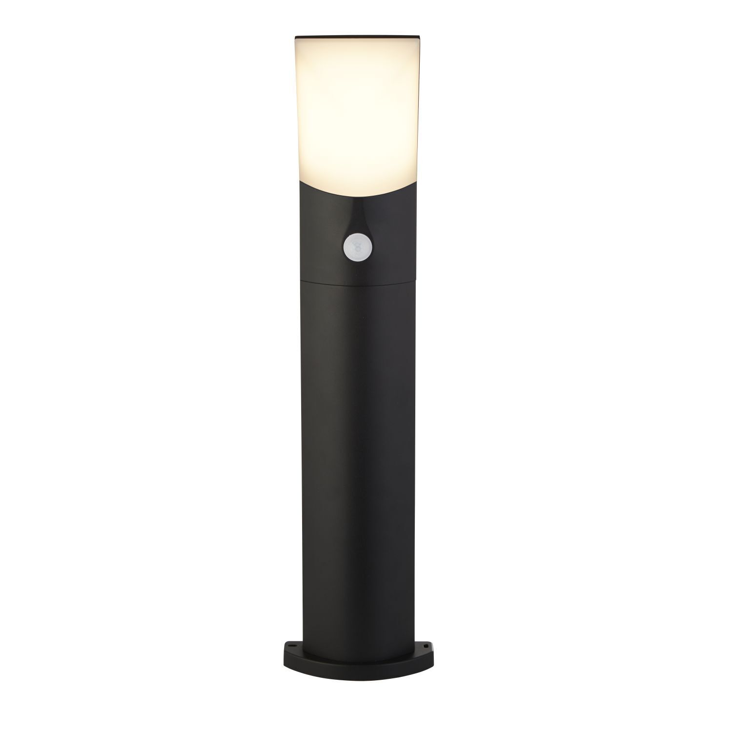 Borne d'éclairage LED Détecteur de mouvement 67 cm Noir Blanc