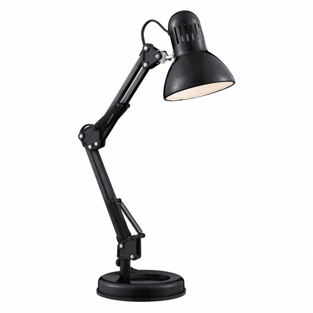 Lampe d'architecte en noir