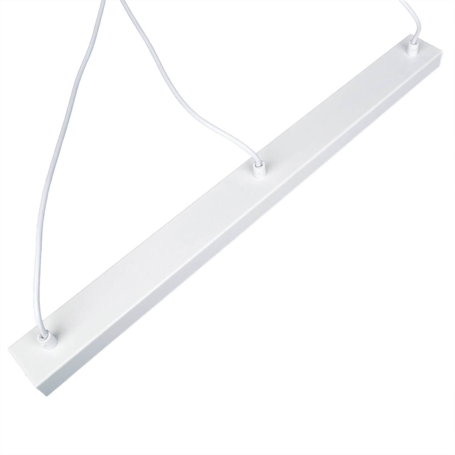 Lampe à suspendre Blanc Métal Bois 3 flammes