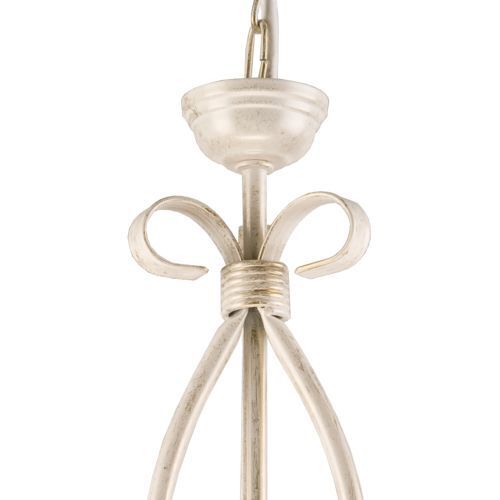 Lampe à suspendre Shabby Blanc Salle à manger Métal Lampe