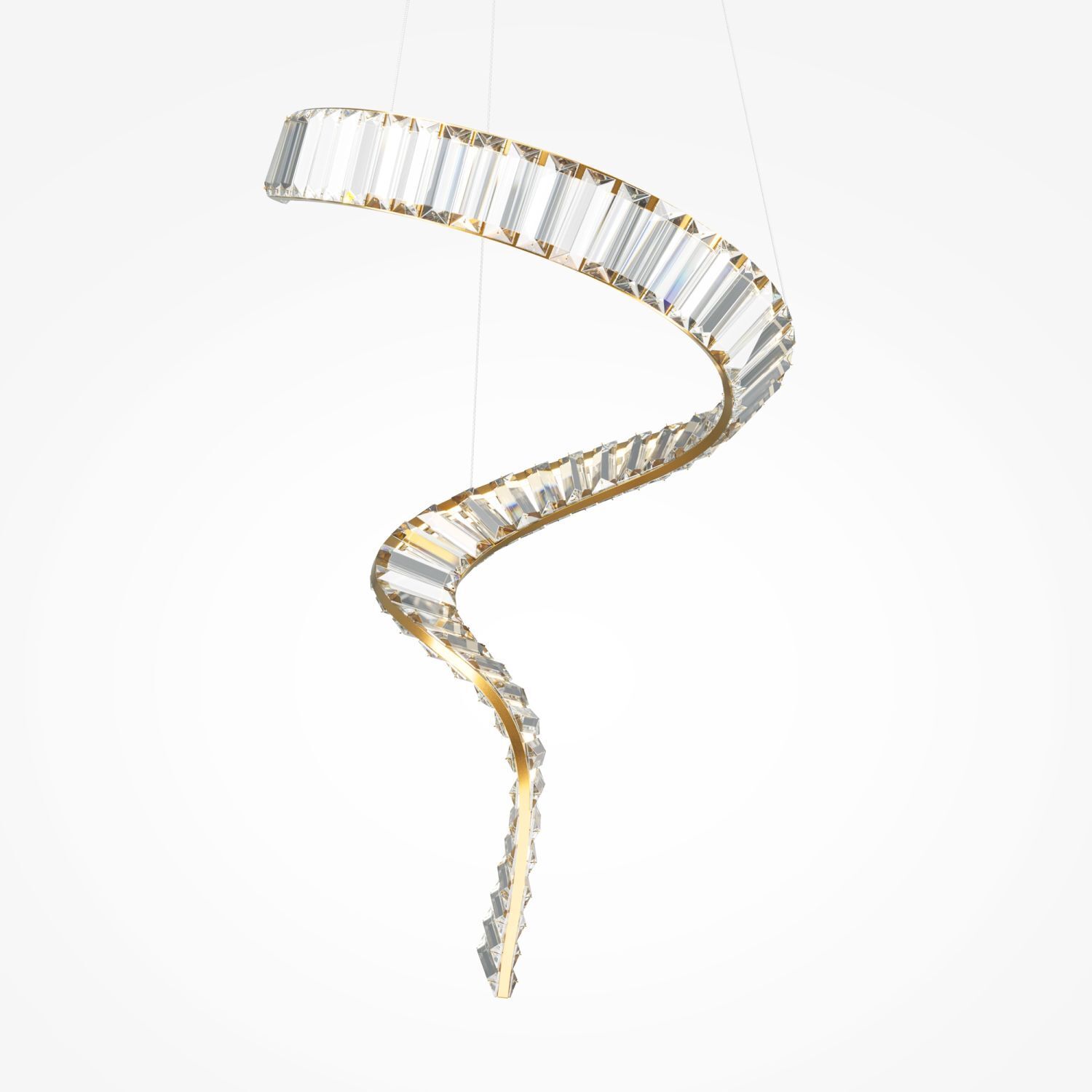 Suspension LED métal blanc chaud 3000 K 3300 lm Moderne Zubehor, Schmuck, Halskette, Diamant, Edelstein