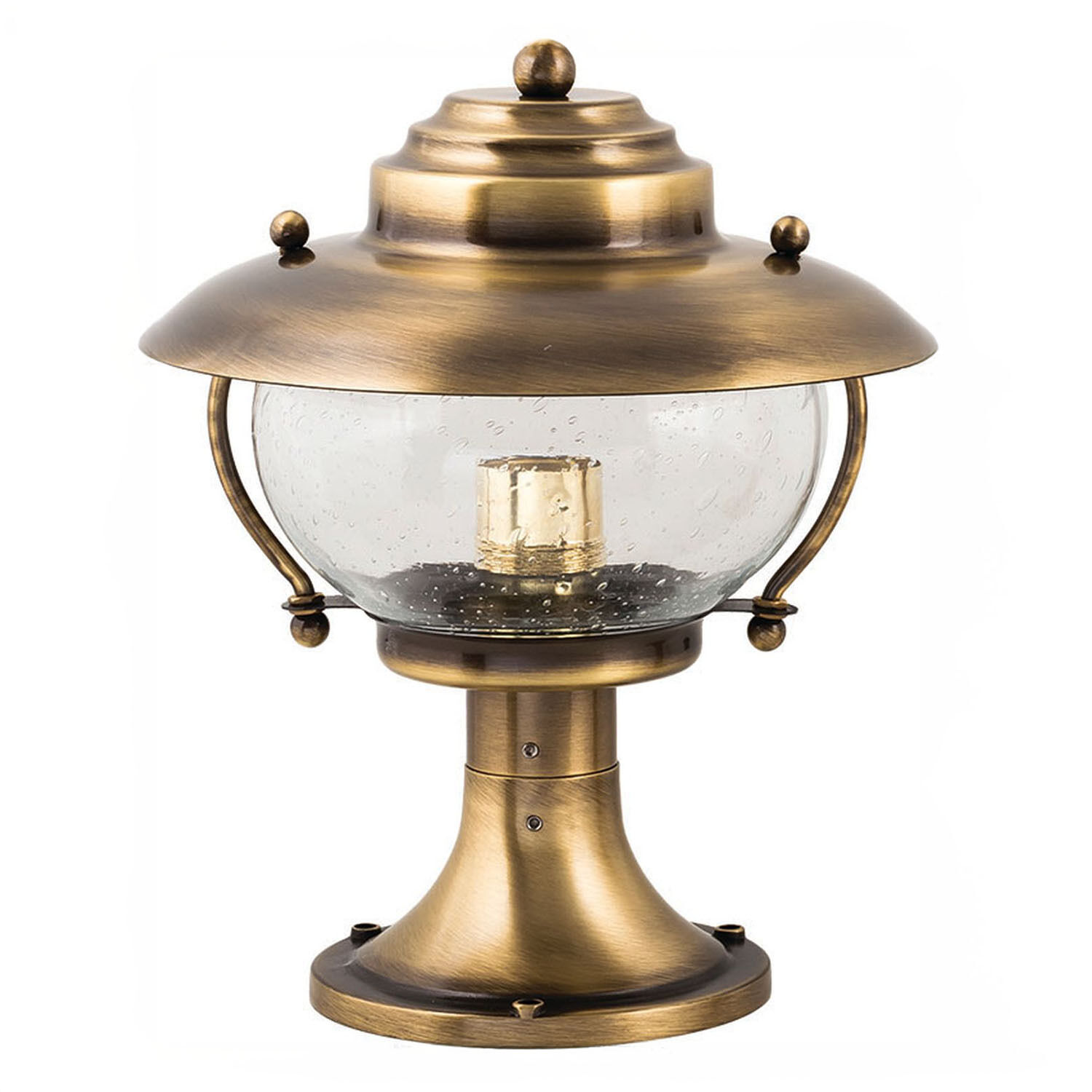 Lampadaire en laiton H:28cm Chemin Maritim Garten