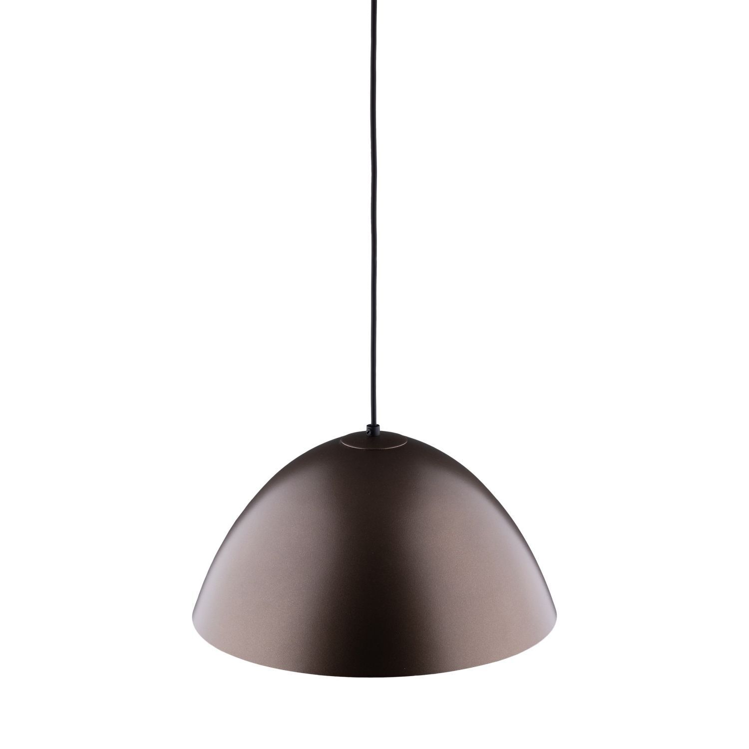 Suspension Métal Marron Ø 34 cm rond H : max. 165 cm E27