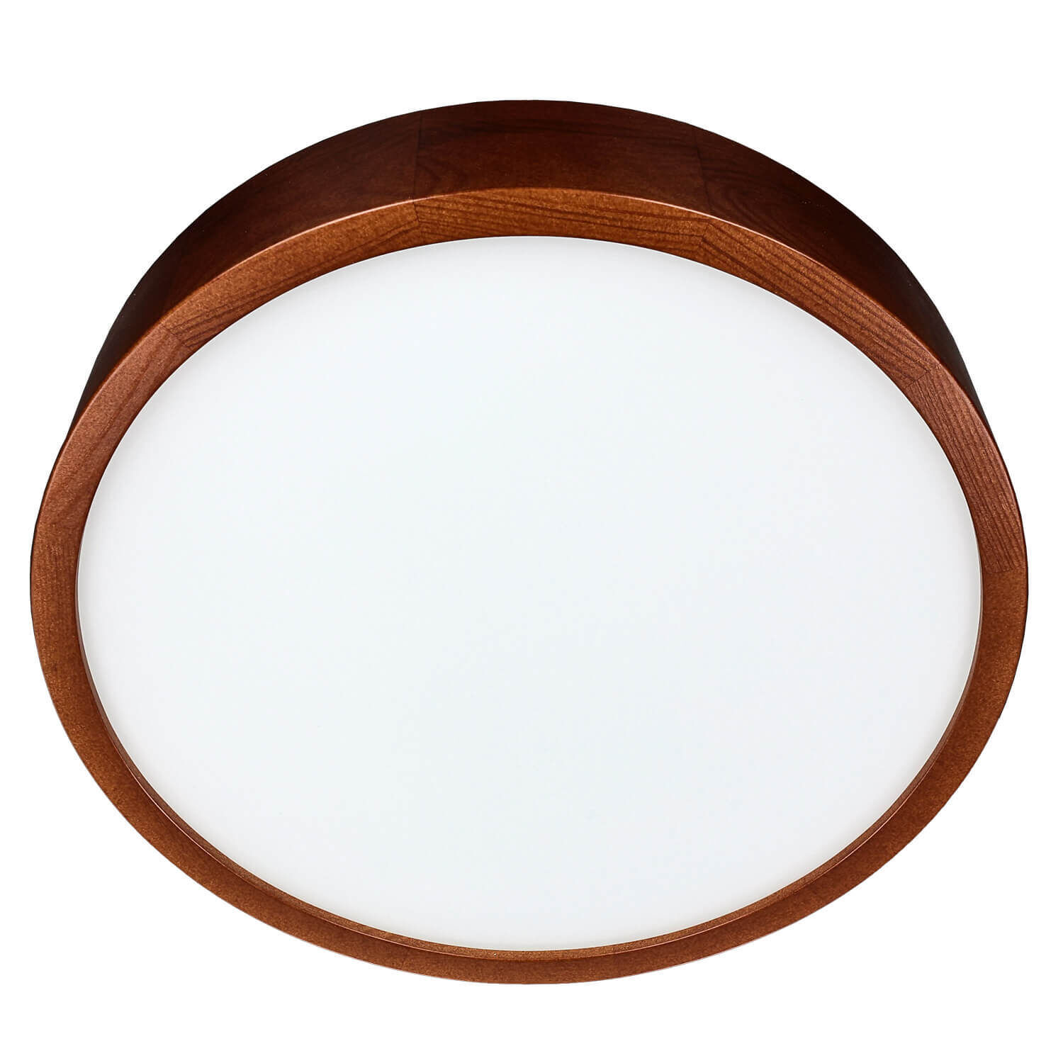 Plafonnier bois rustique rond Salon Moderne