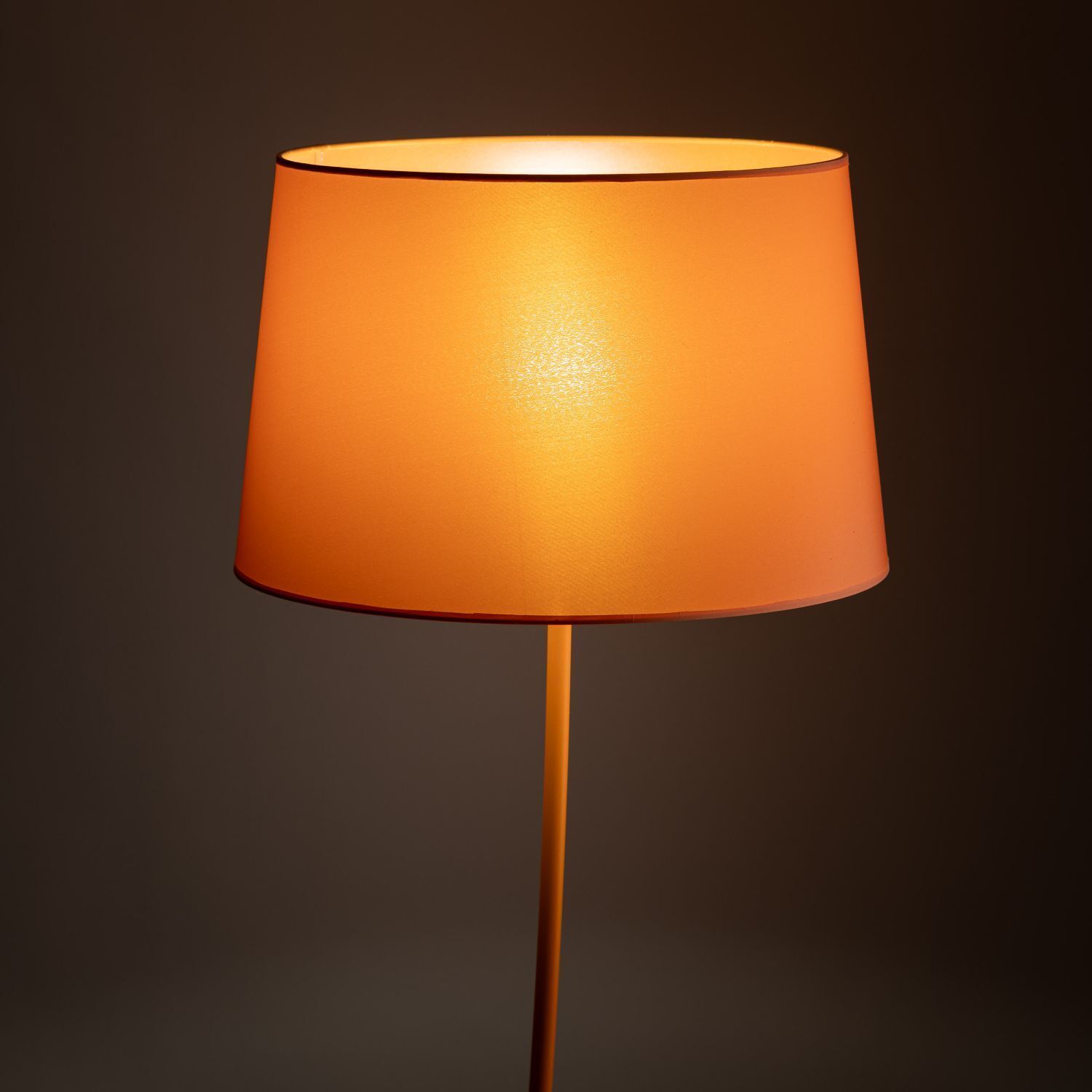 Lampadaire Chambre d'enfant Orange E27 150 cm petit tissu métal