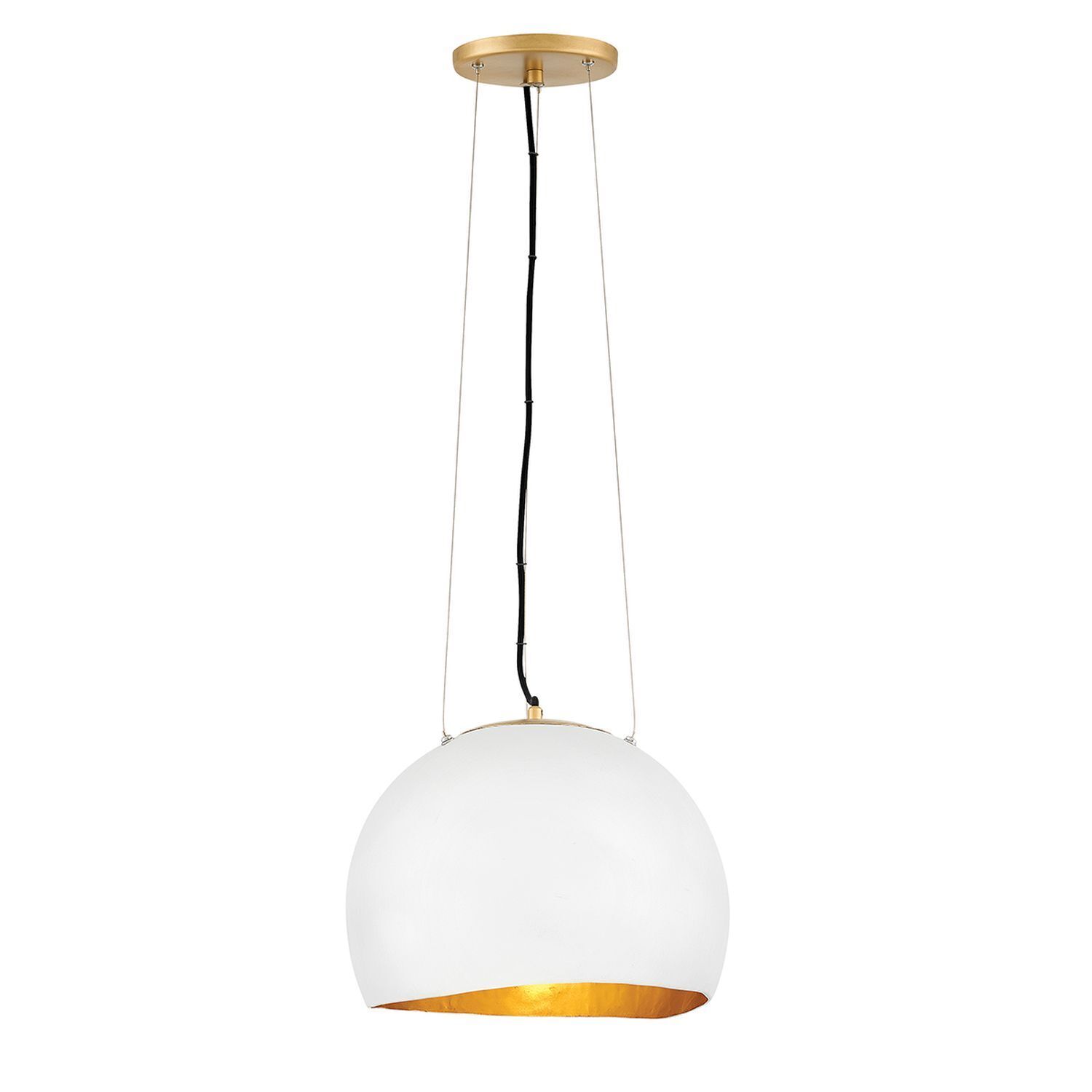 Suspension en métal ronde Ø 35,6 cm H : max. 297,2 cm