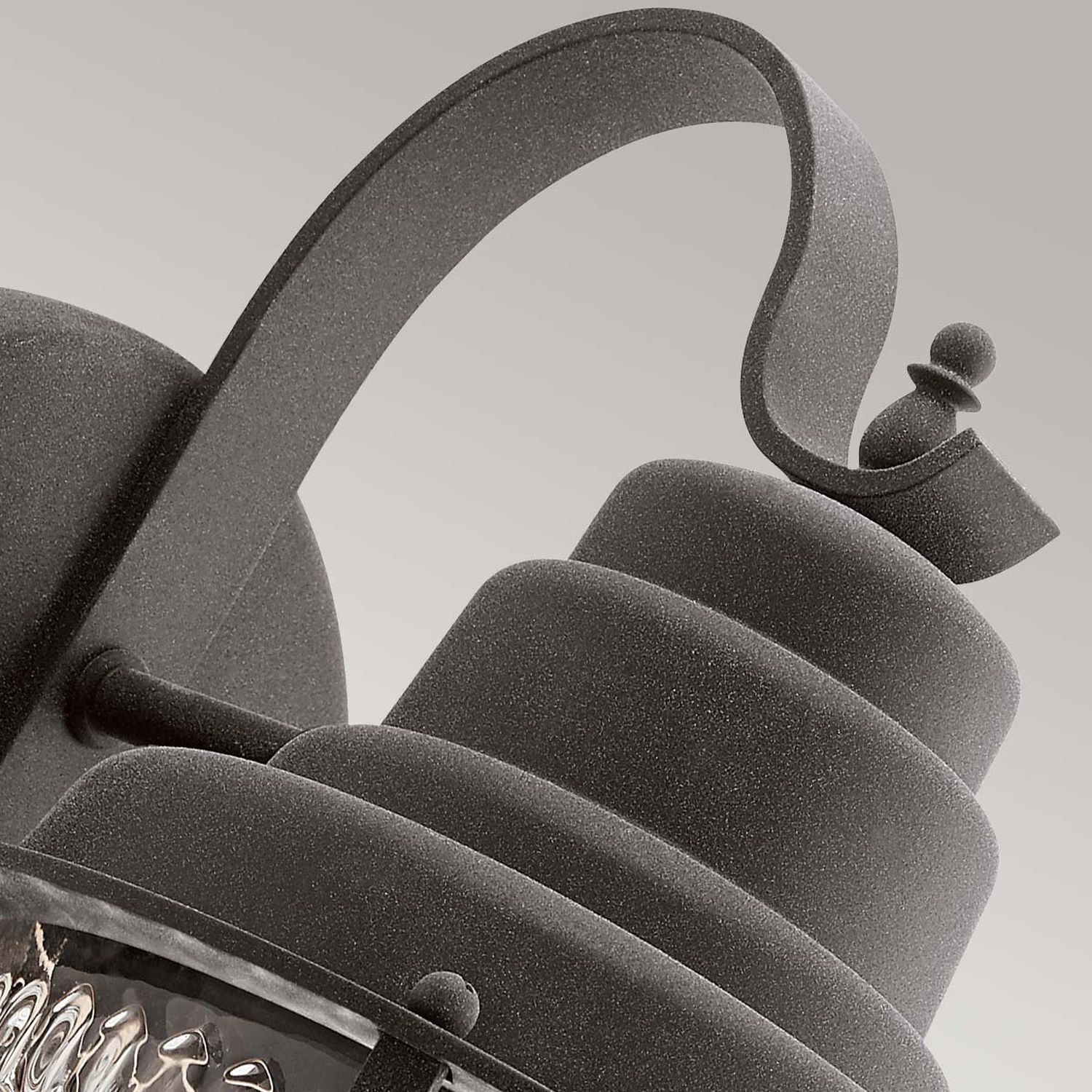 Trinkflasche, Schraubverschluss, Graues Metall, Tragegriff, Moderne Form