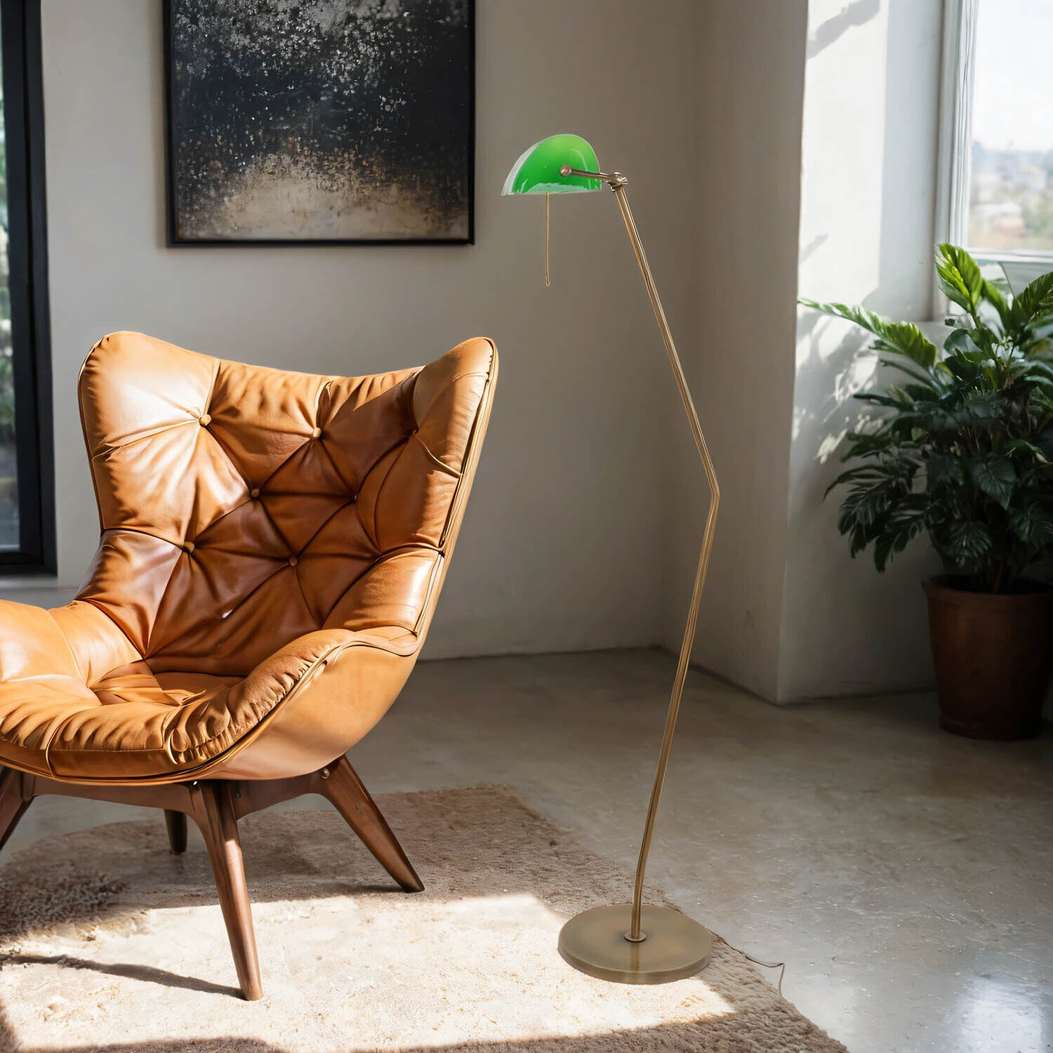 Lampe, Mobiliar, Stehlampe, Stuhl