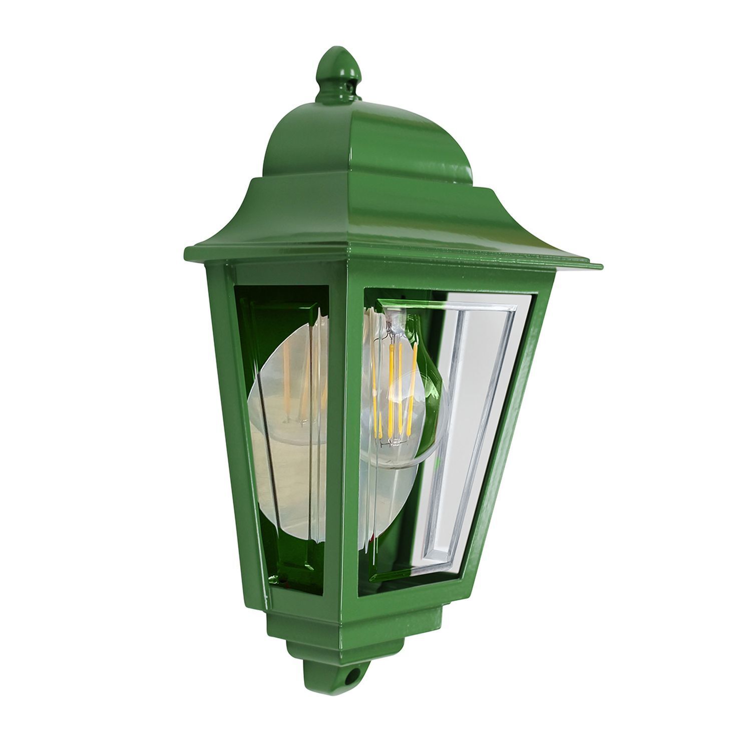Lampe d'extérieur Mur Rustique IP44 H : 32,5 cm E27 Vert