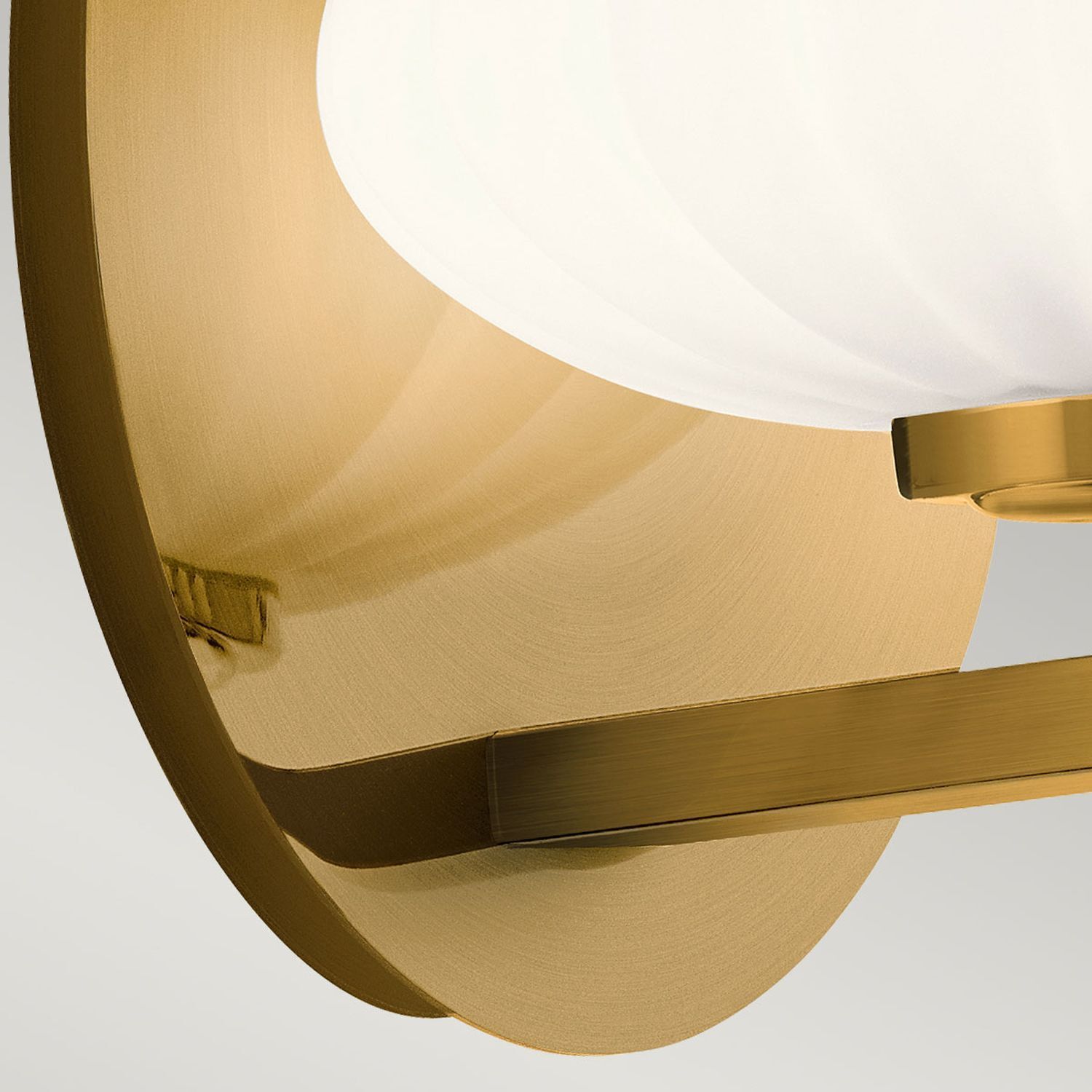 Luminaire de salle de bain mural LED G9 IP44 H : 20,3 cm en or blanc