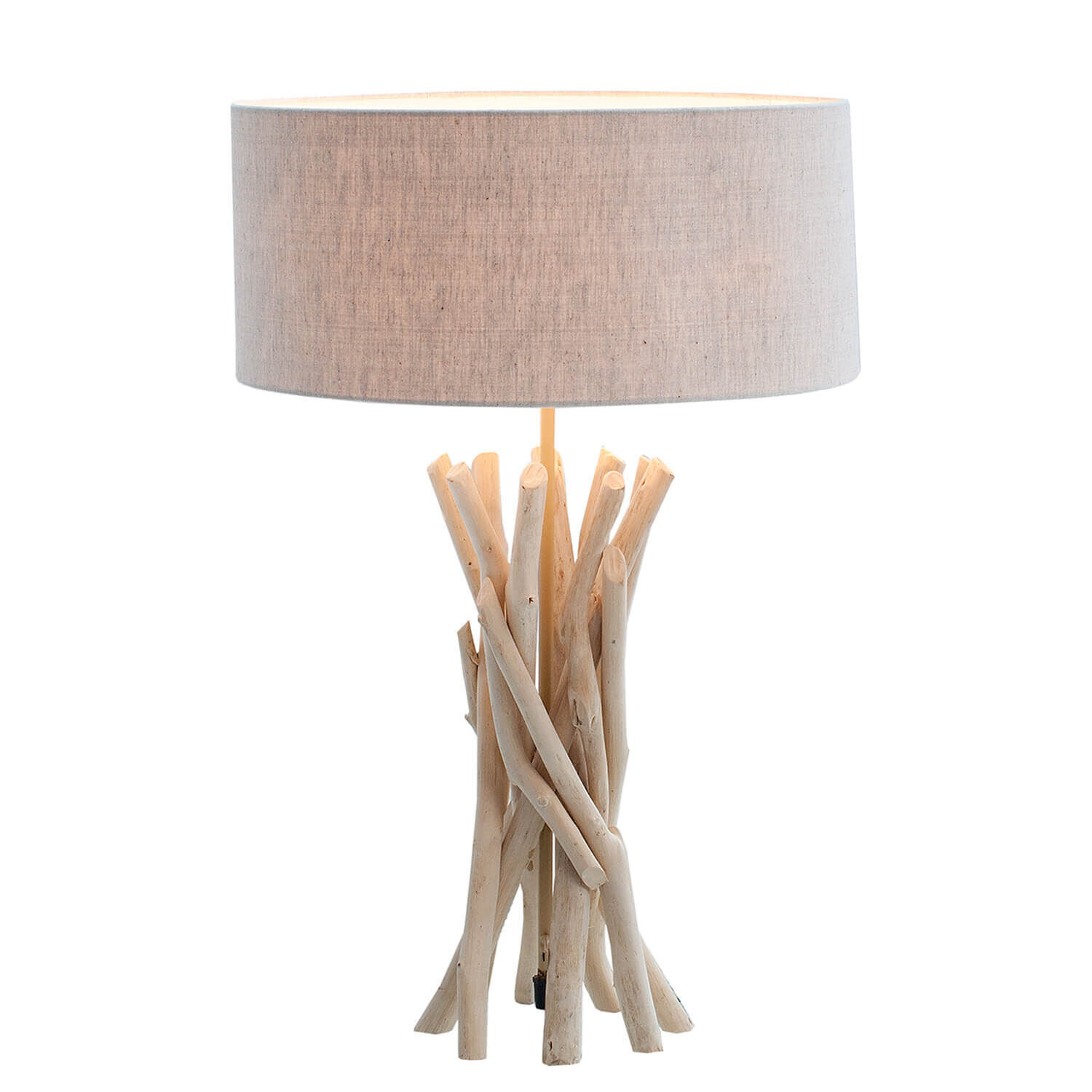 Lampe de table Ø40cm Moderne artistique en bois flotté