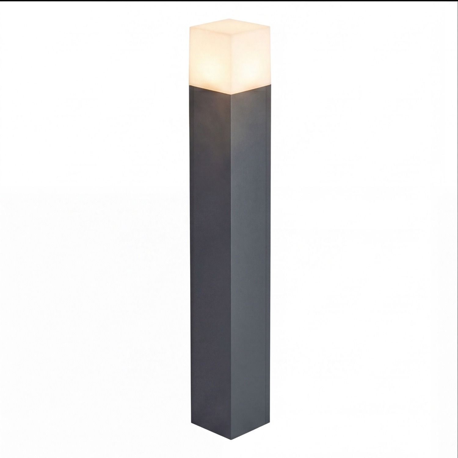 aussen-stehleuchte-wegeleuchte-awerne-1-flammig-anthrazit-modern-72-2 Lampenpost, Außenlampe, Standleuchte, LED-Lampe, grau-schwarz