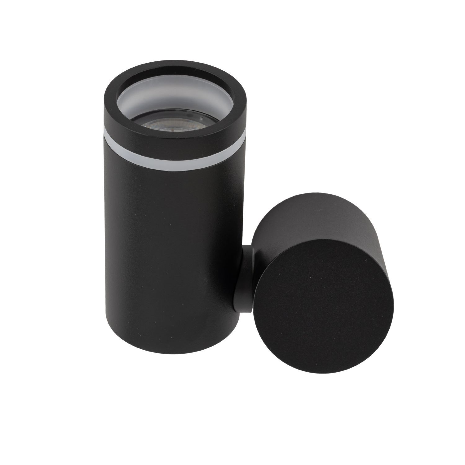 Spot mural noir H : max. 13,5 cm GU10 métal CARSON