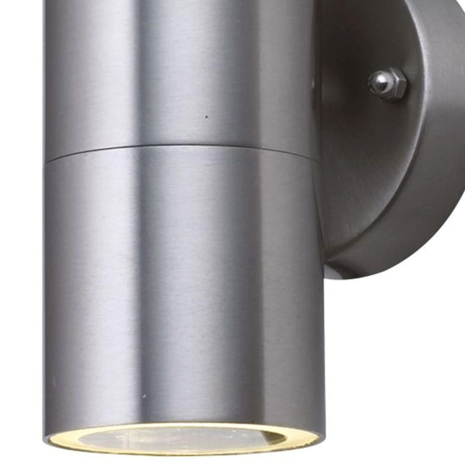 Up Down Applique extérieure acier IP44 GU10 H:16 cm 2-flmg