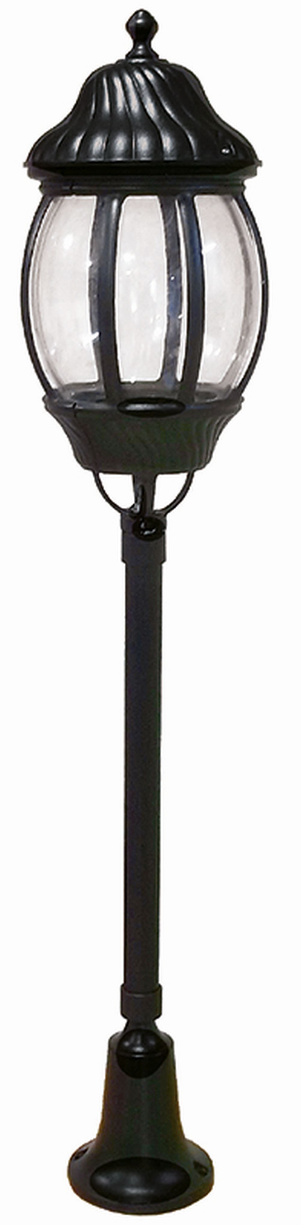 Lampe d'allée nostalgique AILEAN Noir 93 cm
