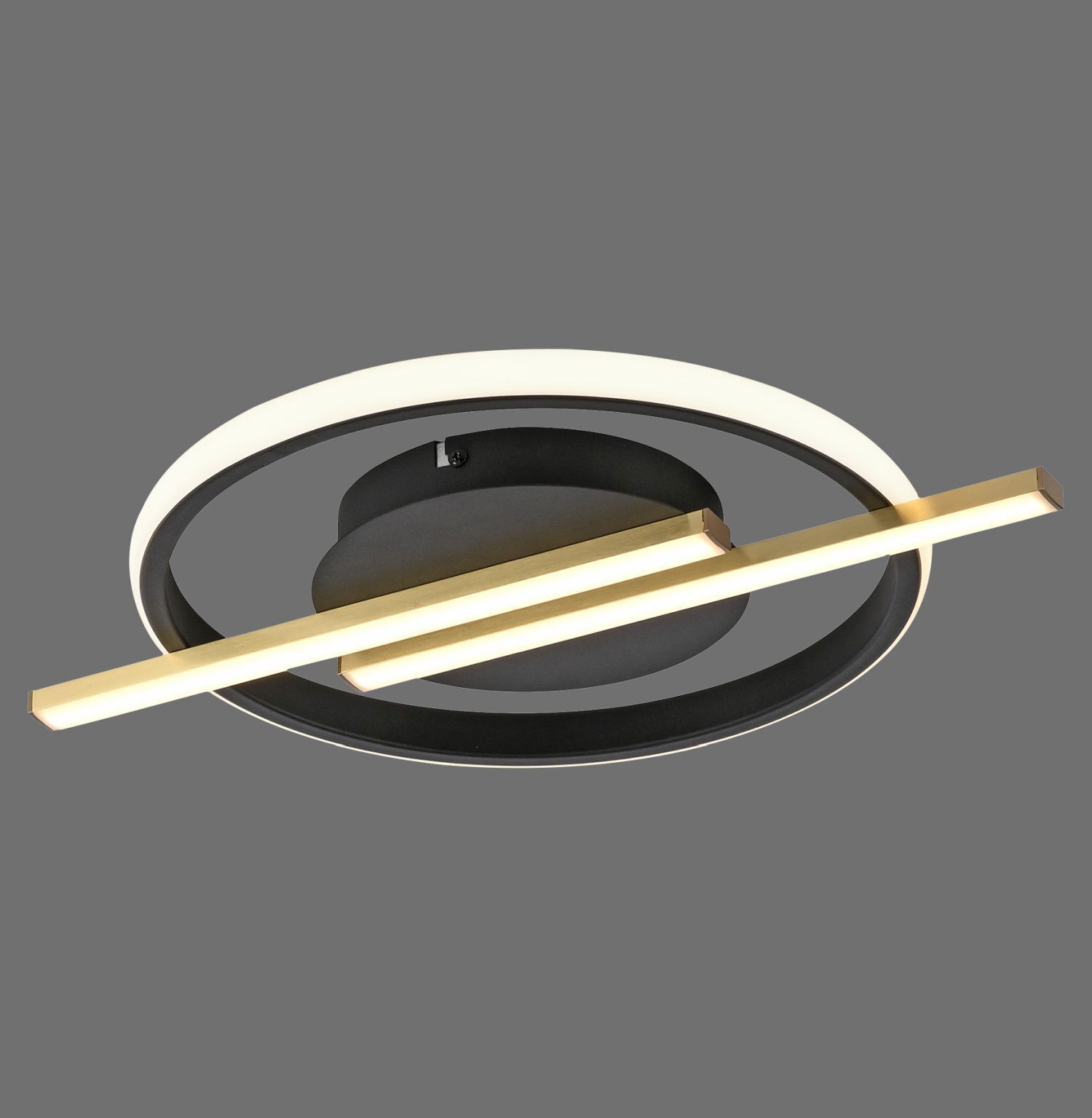 Lampe de plafonnier LED Moderne Noir Laiton 3000 K dimmable
