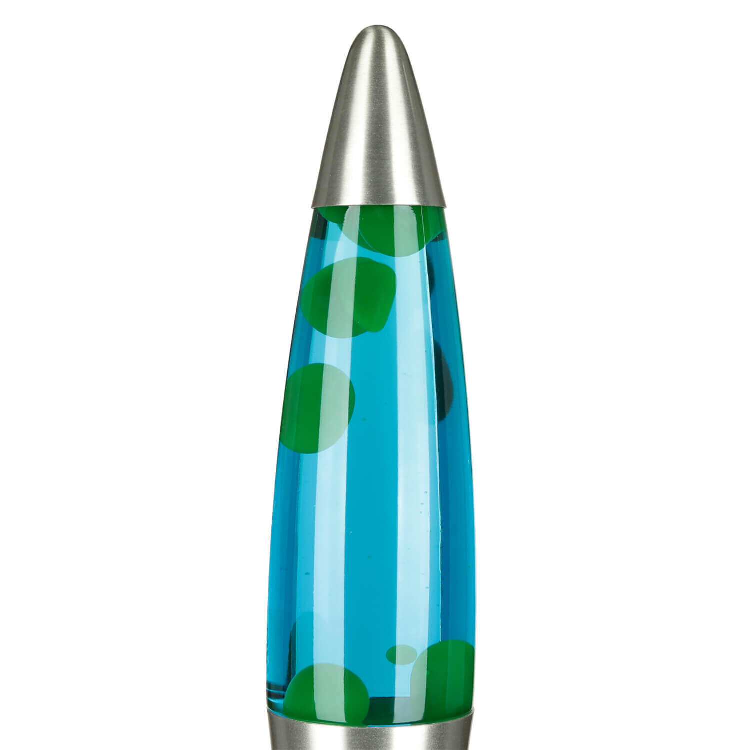Lampe à lave multicolore Bleu Cire Vert JENNY 42cm de haut Flasche, Töpferei