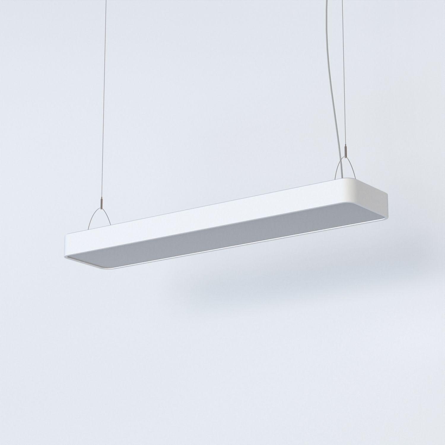 Suspension Blanc T8 LED avec 3000 K blanc chaud L : 93,5 cm long