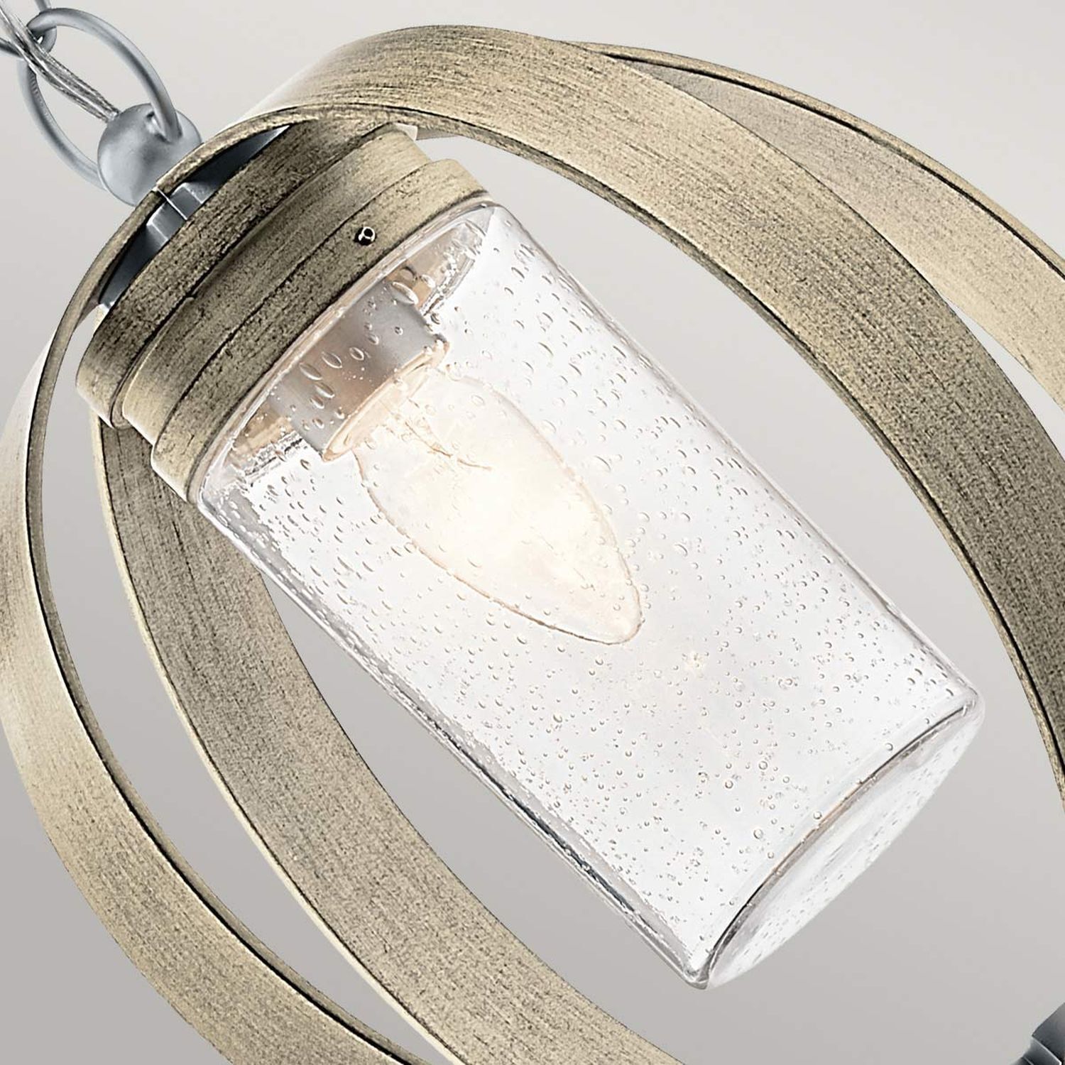 Lampe d'extérieur ronde L : 30,5 cm H : max. 203,3 cm réglable Lampe