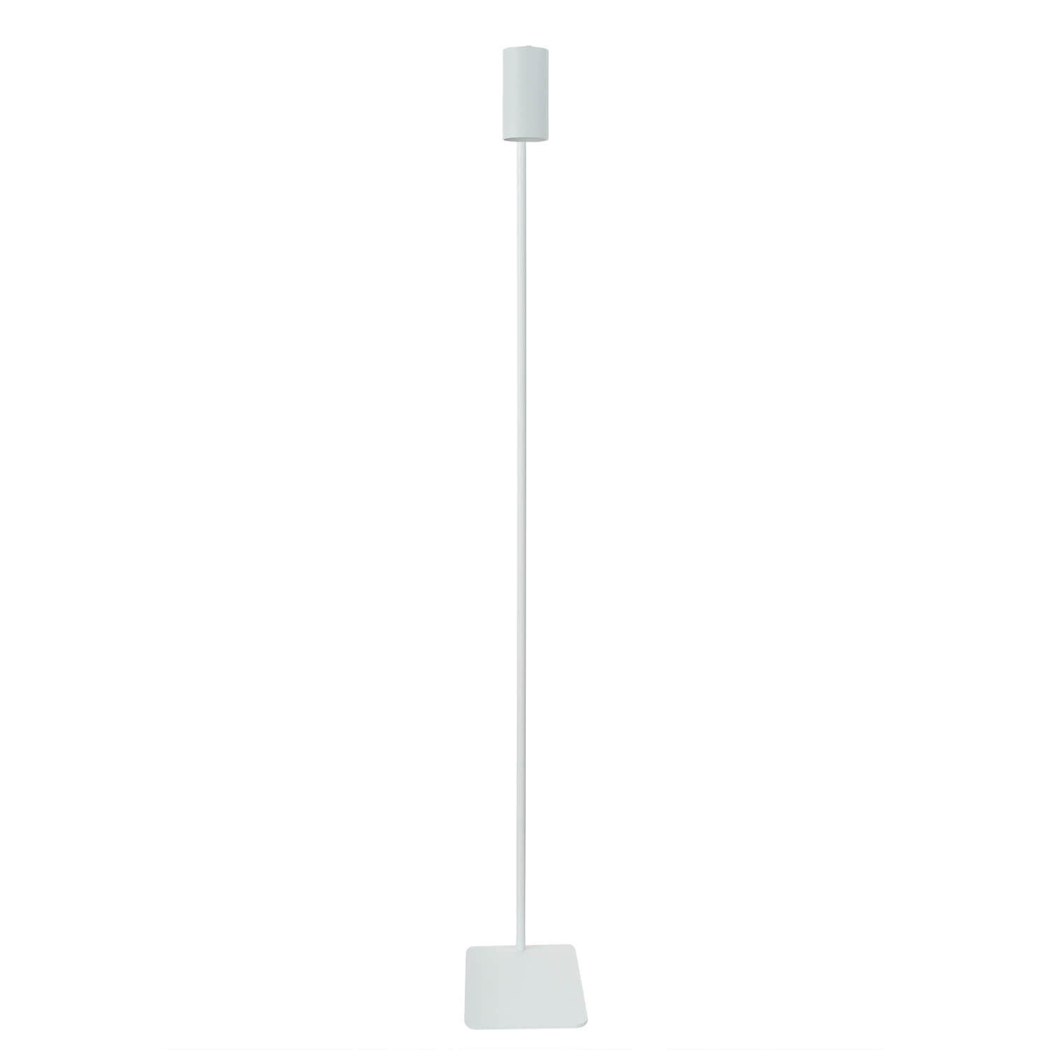 Petit lampadaire 120 cm abat-jour réglable blanc GU10