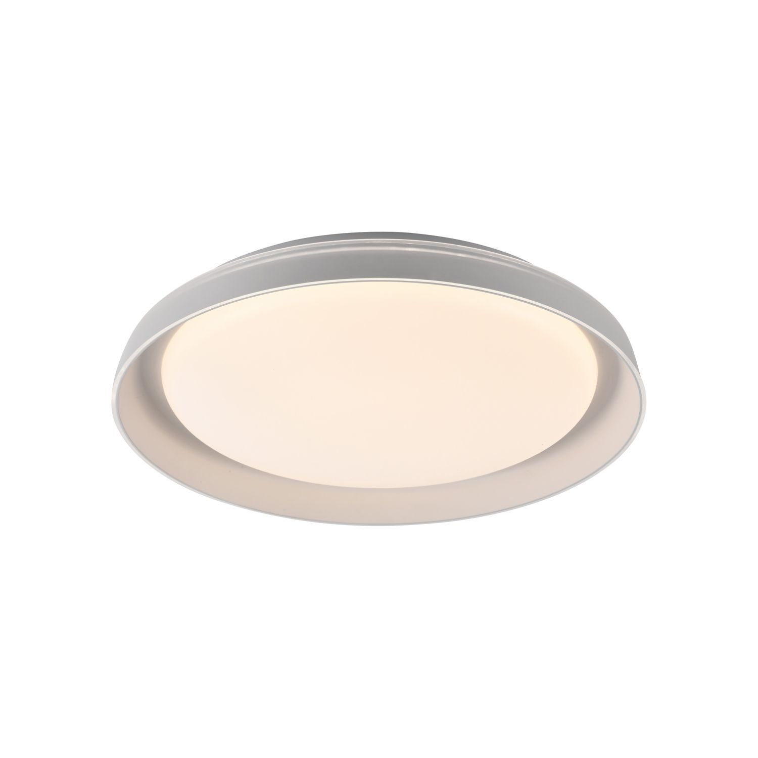 Blendarme LED Deckenlampe Weiß Ø43 cm 2630 lm dimmbar Deckenleuchte, Leuchte