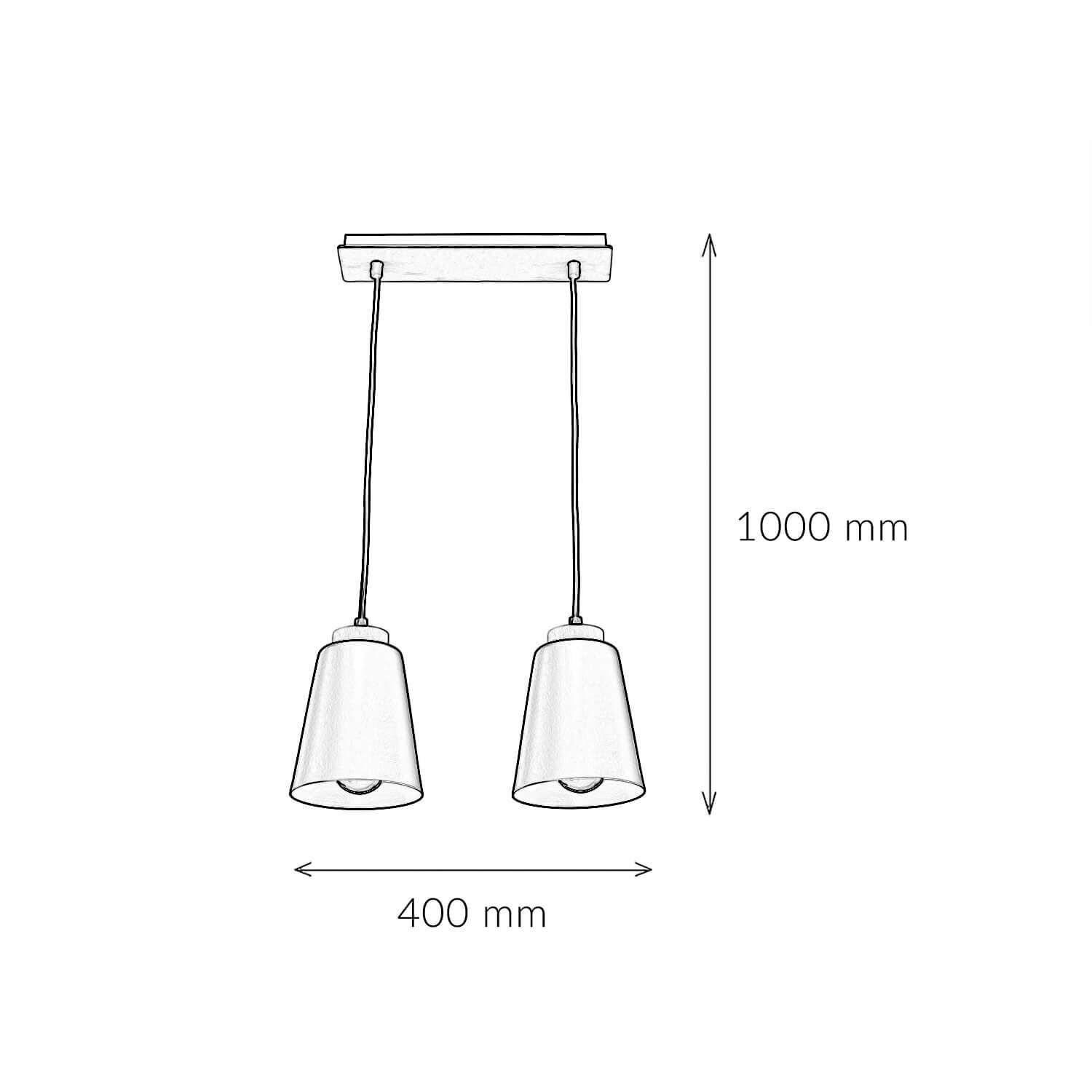 Suspension pour table de salle à manger Noir Scandinave Lampe