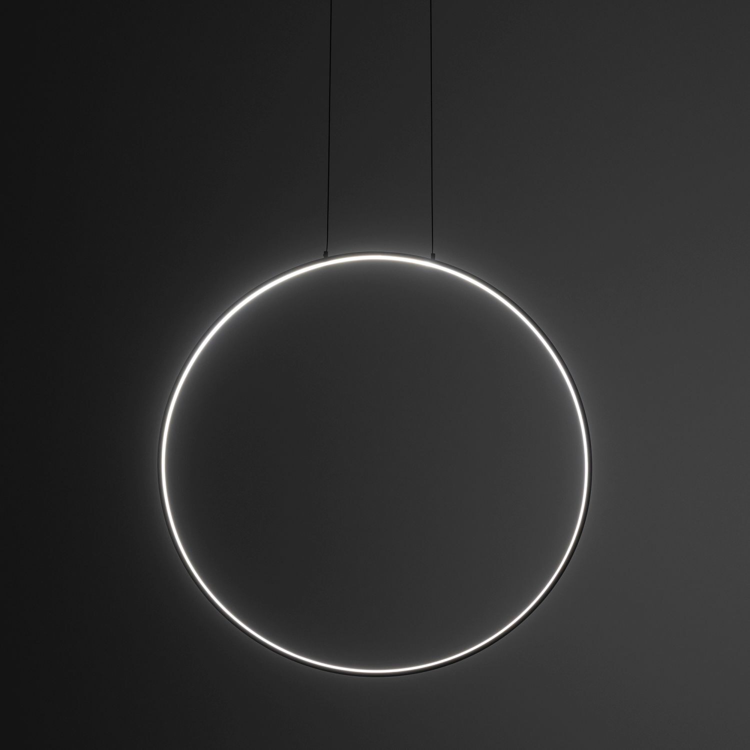 LED Lampe à suspendre Noir 3000 K 660 lm Métal Ø 60 cm Anneau