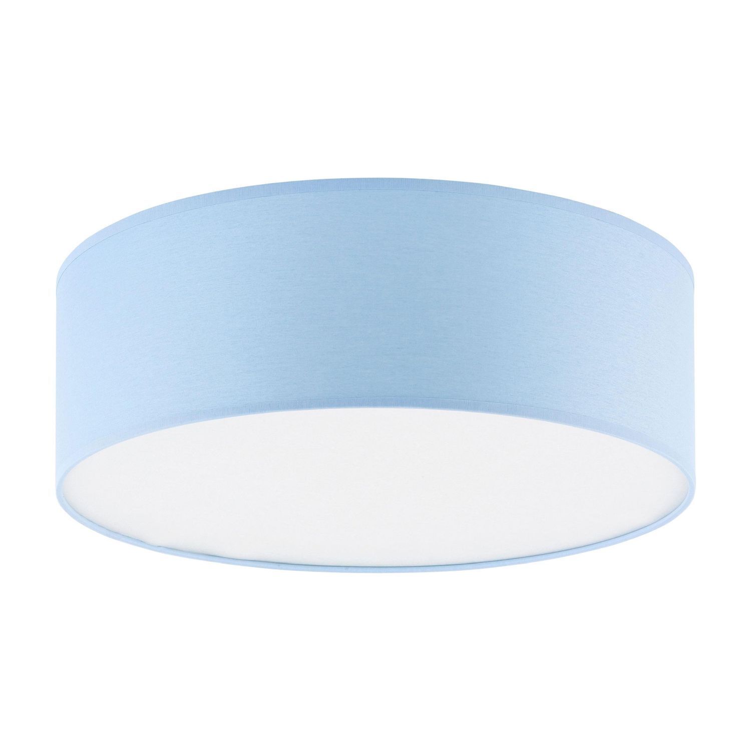 Lampe de chambre d'enfant plafond bleu Ø 38 cm rond plat