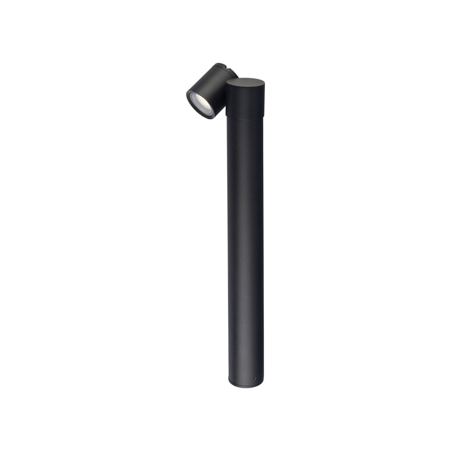 Lampe d'allée IP54 noire GU10 55 cm verre aluminium orientable