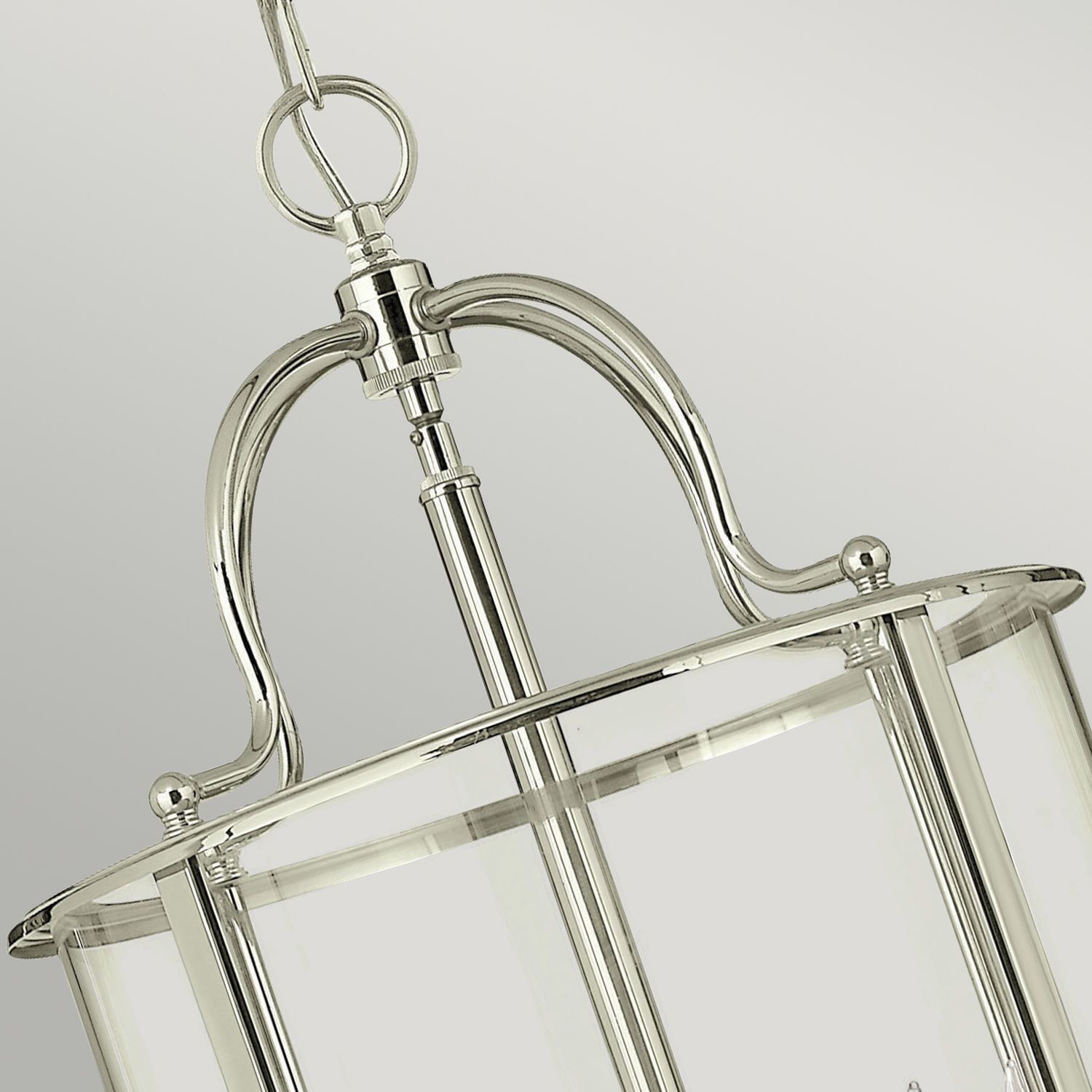 Lampe à suspendre métal verre Art Nouveau AVELINE