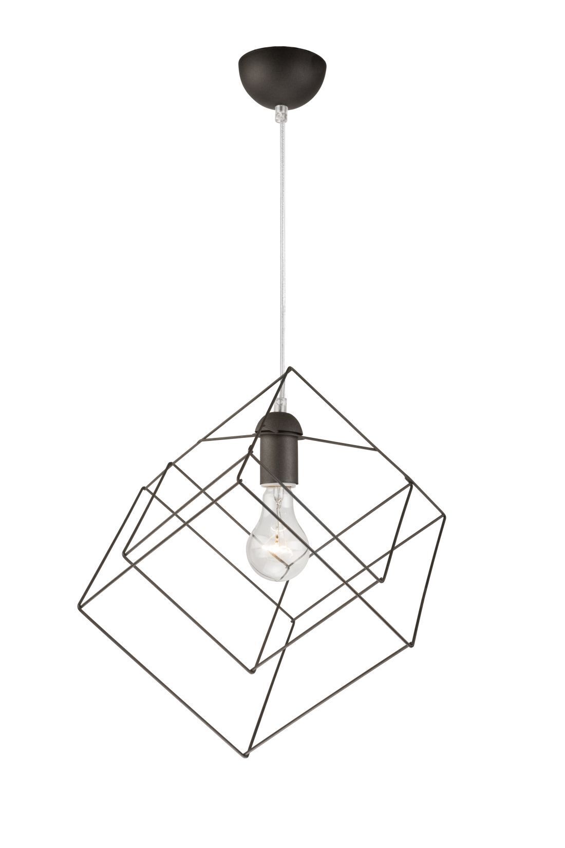 Suspension angulaire AGATRIA Anthracite Lampe design